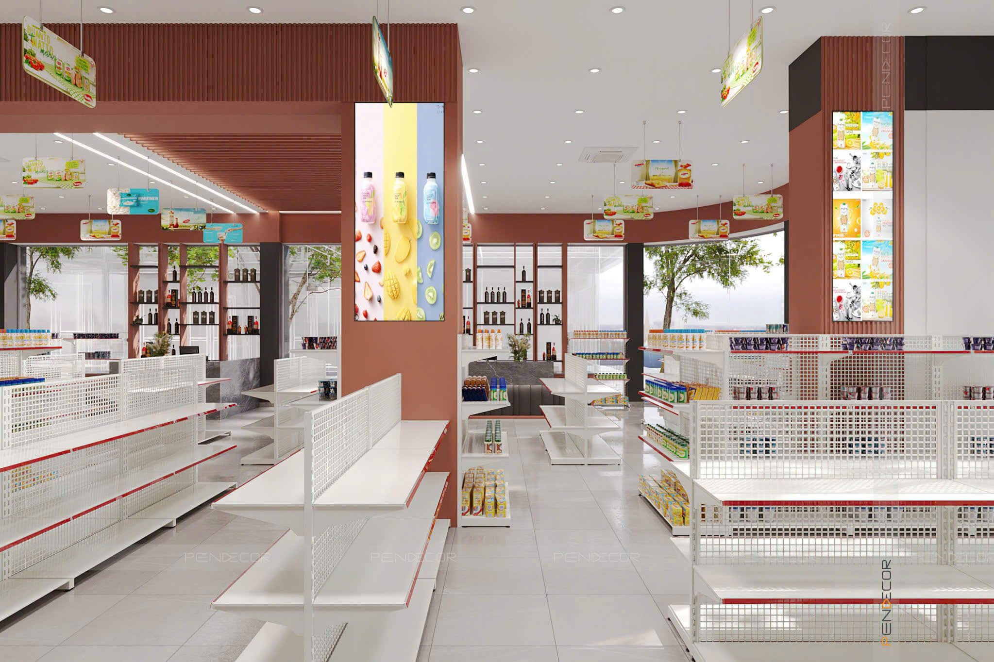 Thiết Kế Siêu Thị Mini Đức Huy