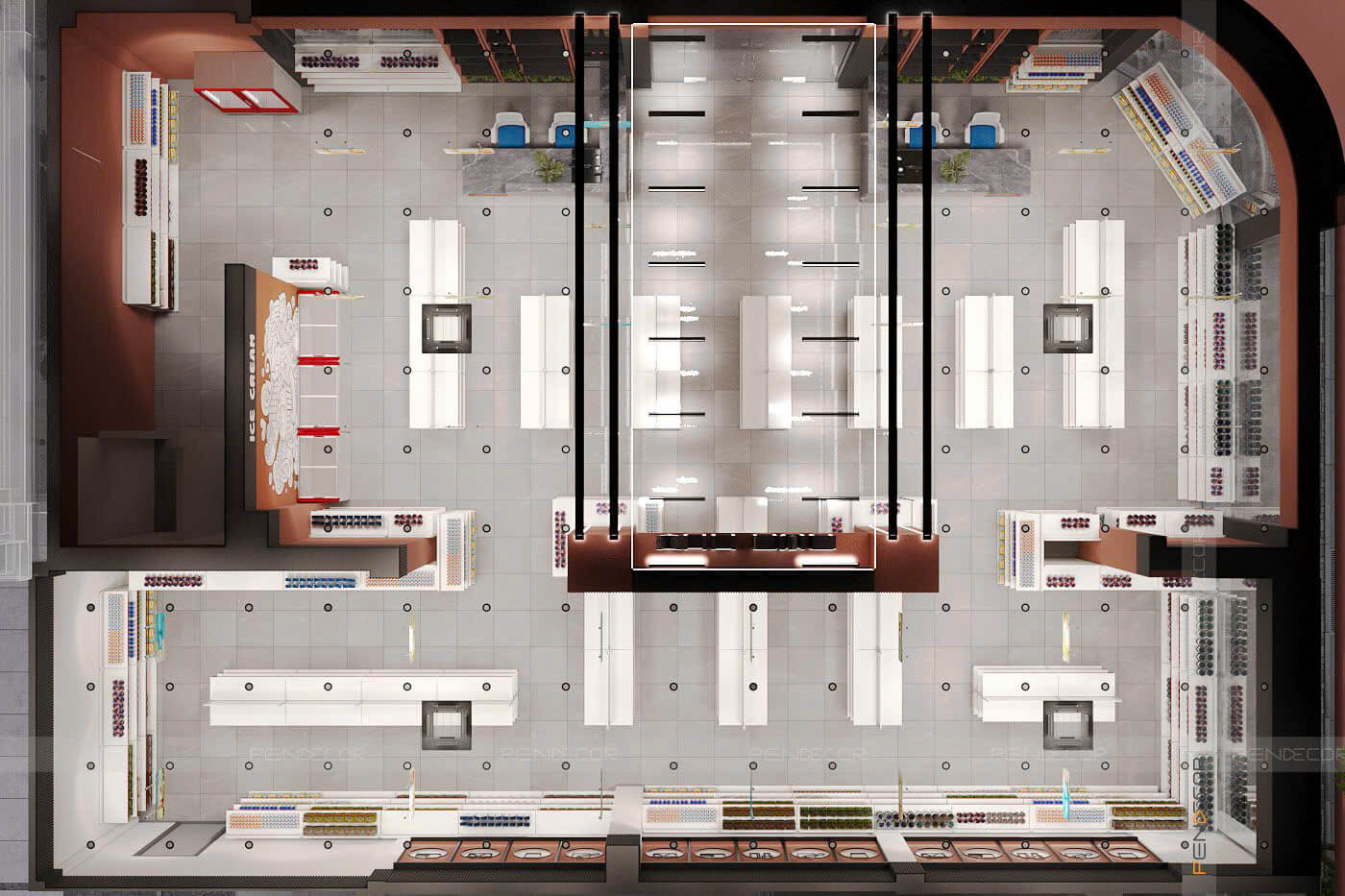 Thiết Kế Siêu Thị Mini Đức Huy