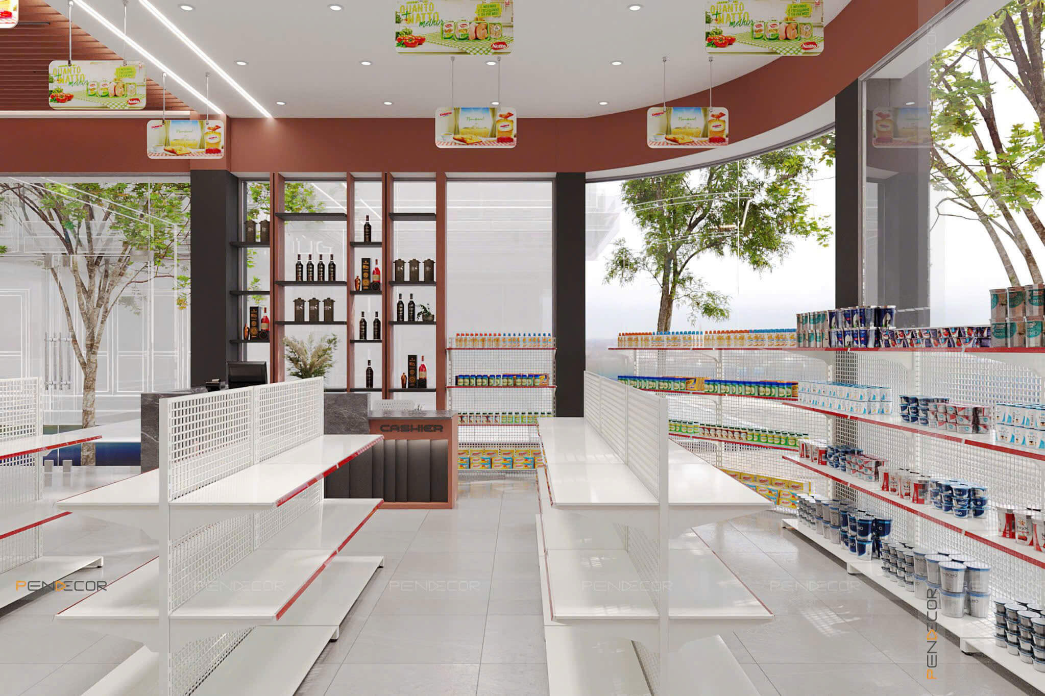 Thiết Kế Siêu Thị Mini Đức Huy