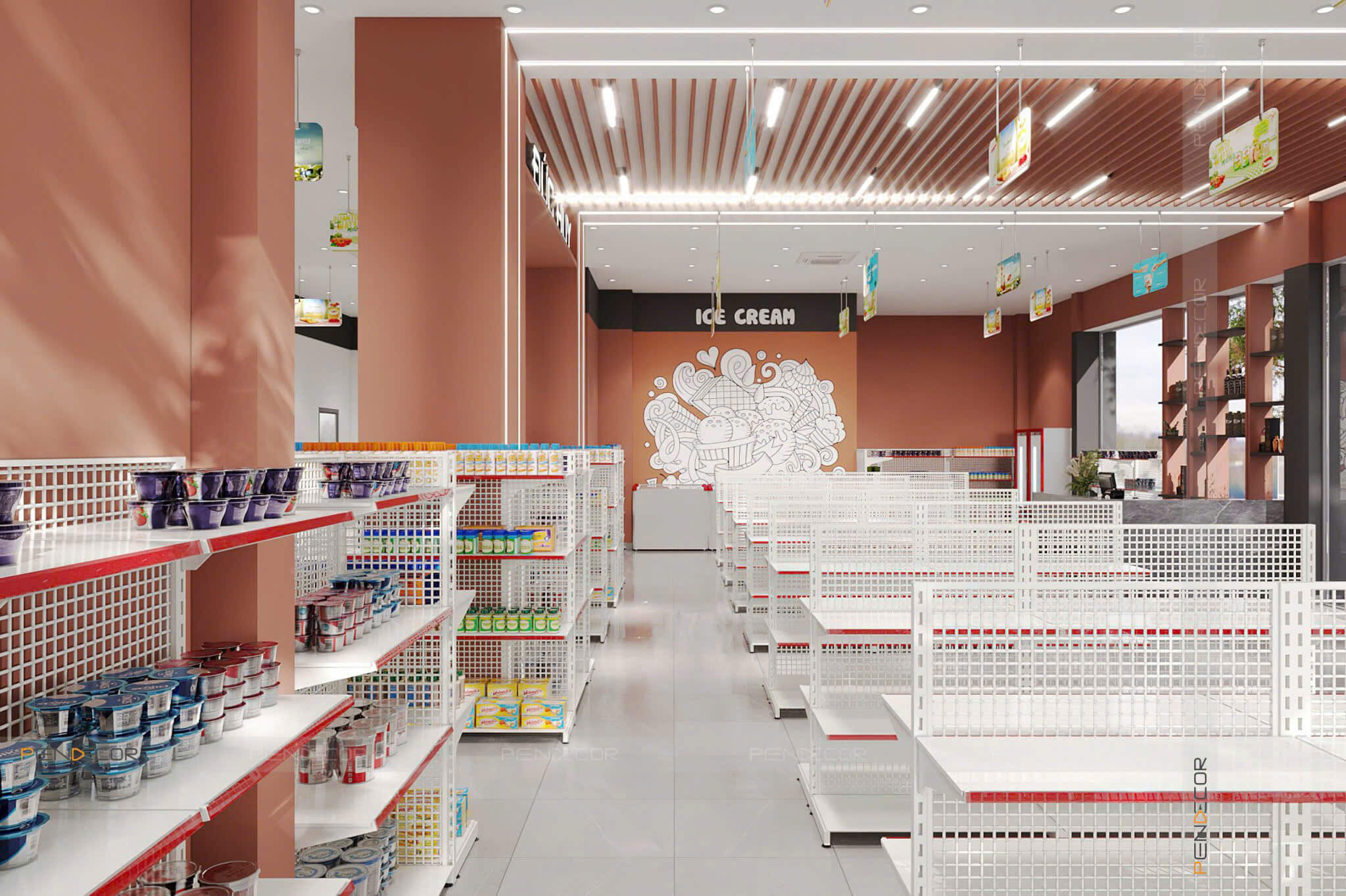 Thiết Kế Siêu Thị Mini Đức Huy