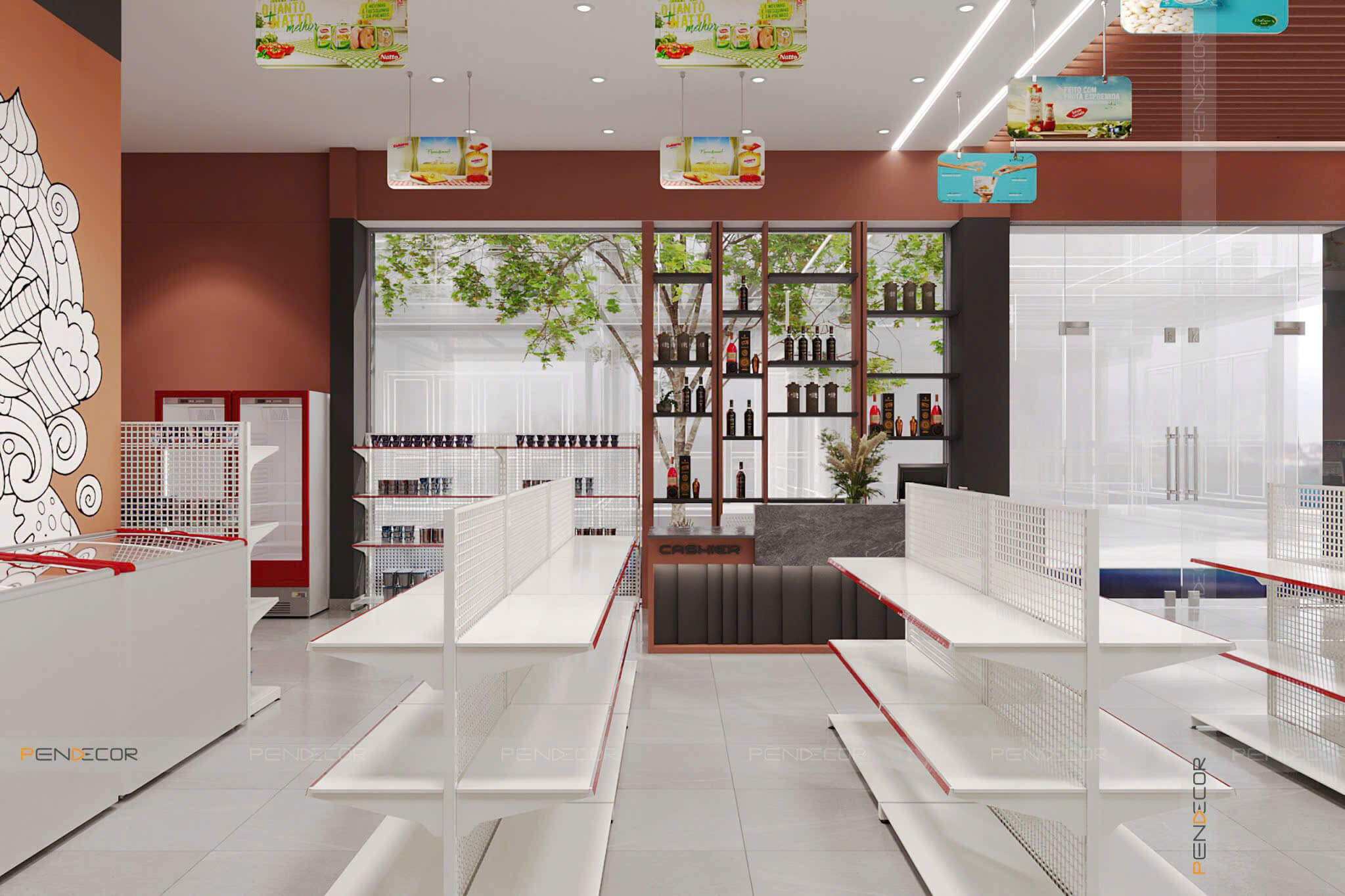 Thiết Kế Siêu Thị Mini Đức Huy