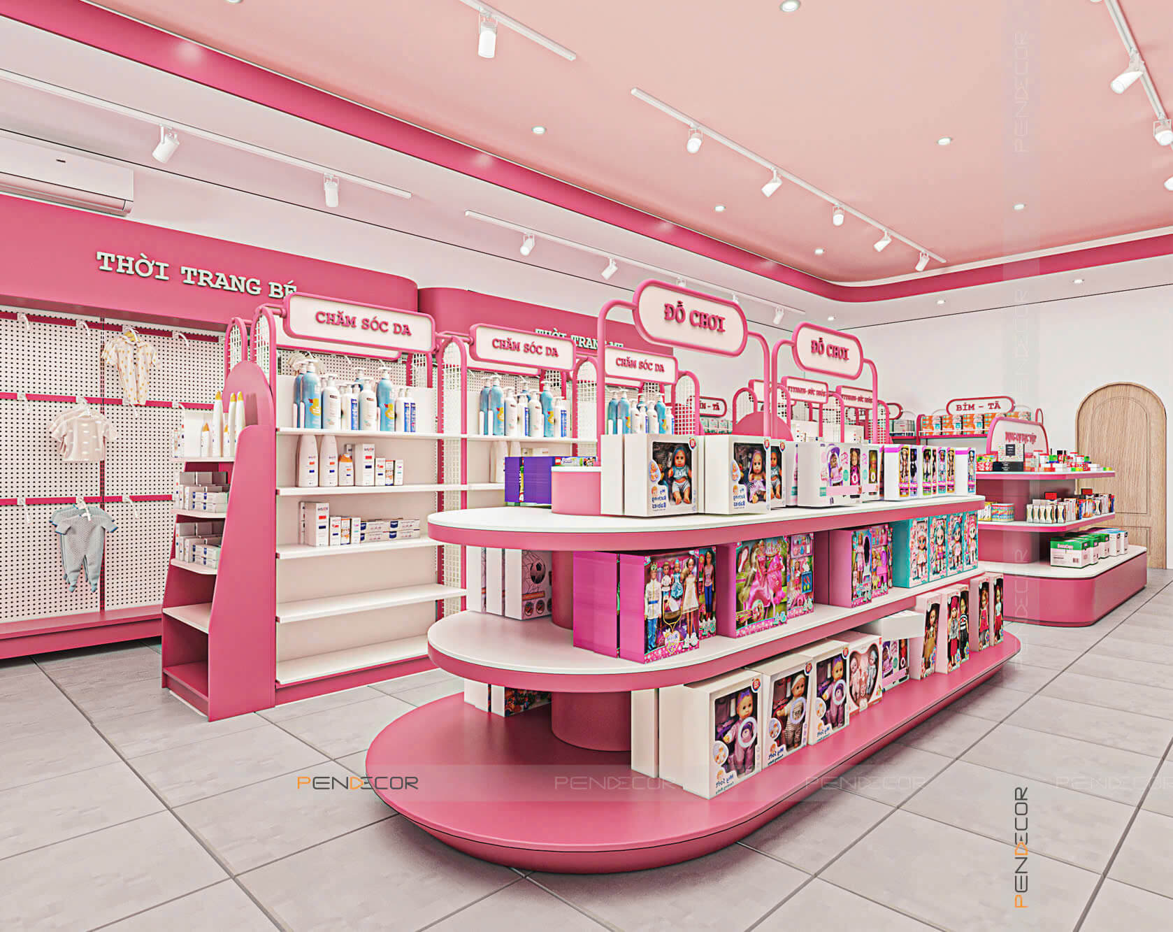 Thiết Kế Shop Mẹ và Bé Thỏ Ngọc