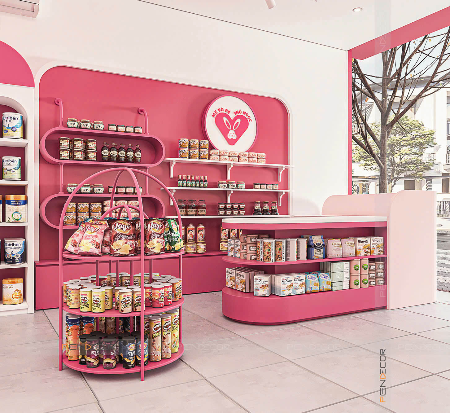 Thiết Kế Shop Mẹ và Bé Thỏ Ngọc