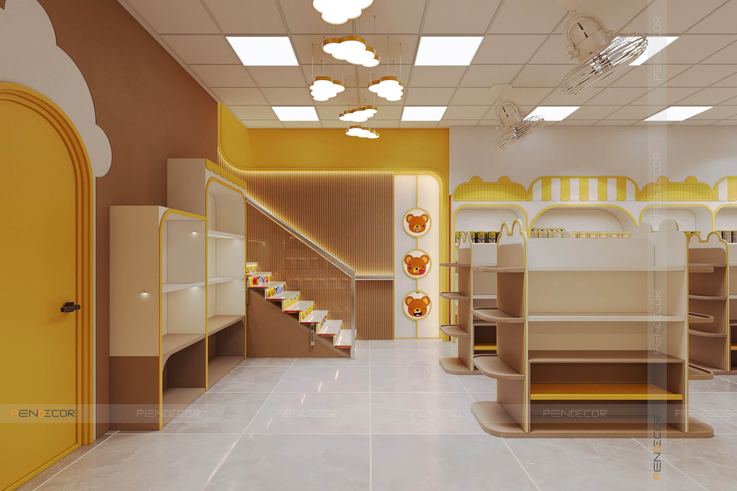 thiết kế shop mẹ và bé