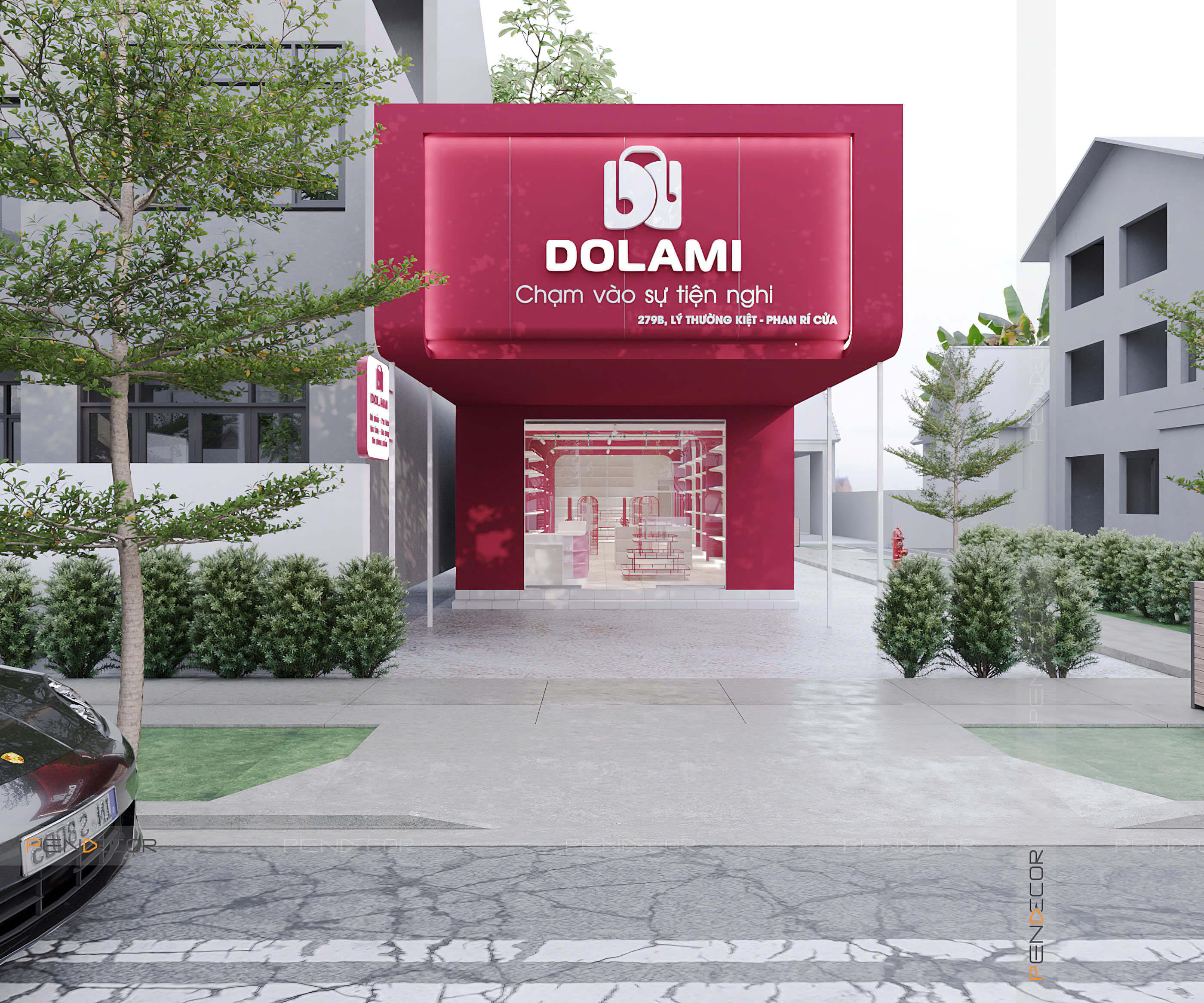 Thiết Kế Shop Mỹ Phẩm Dolami