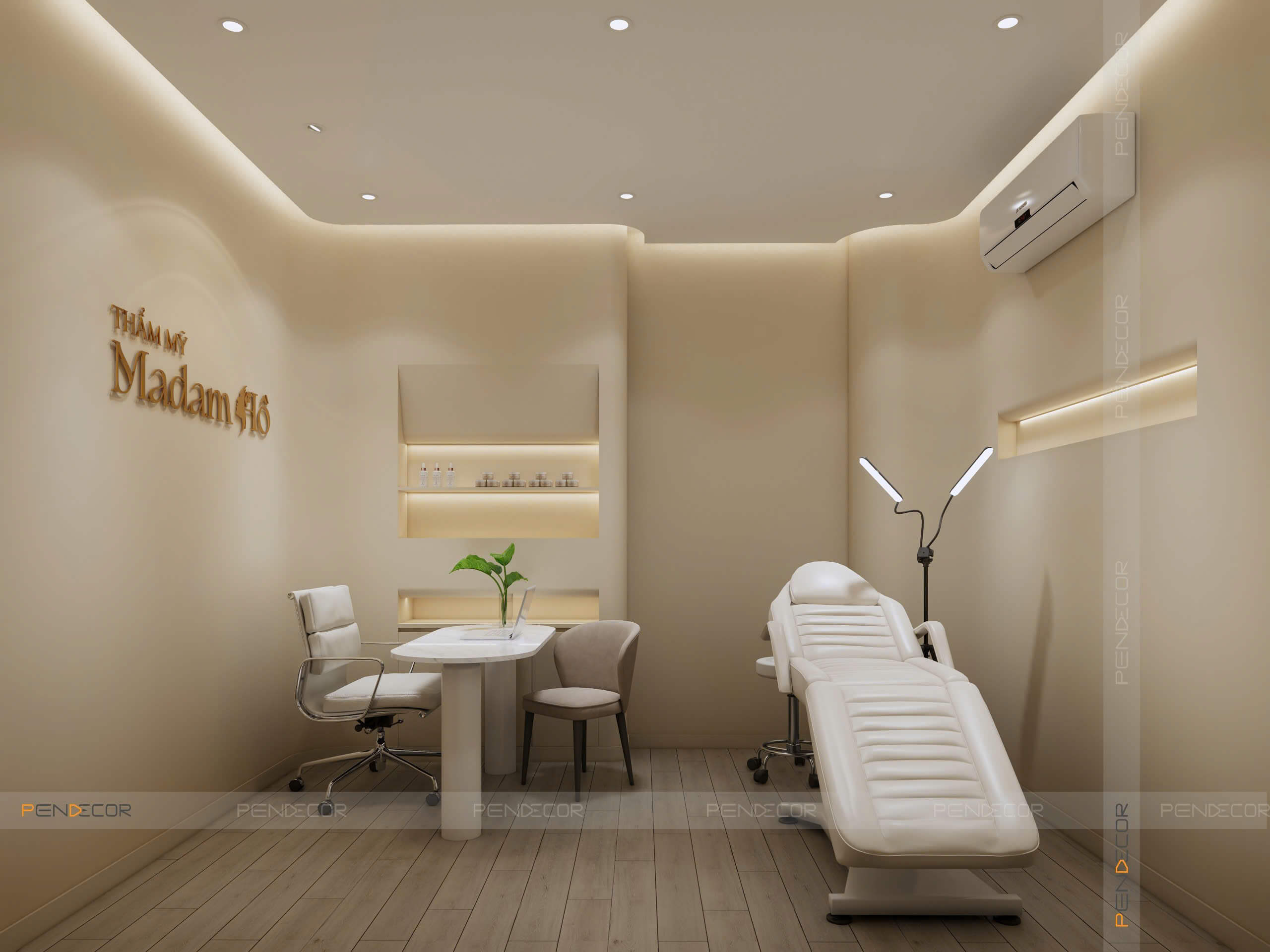 thiết kế spa dưỡng sinh đông y Pendecor