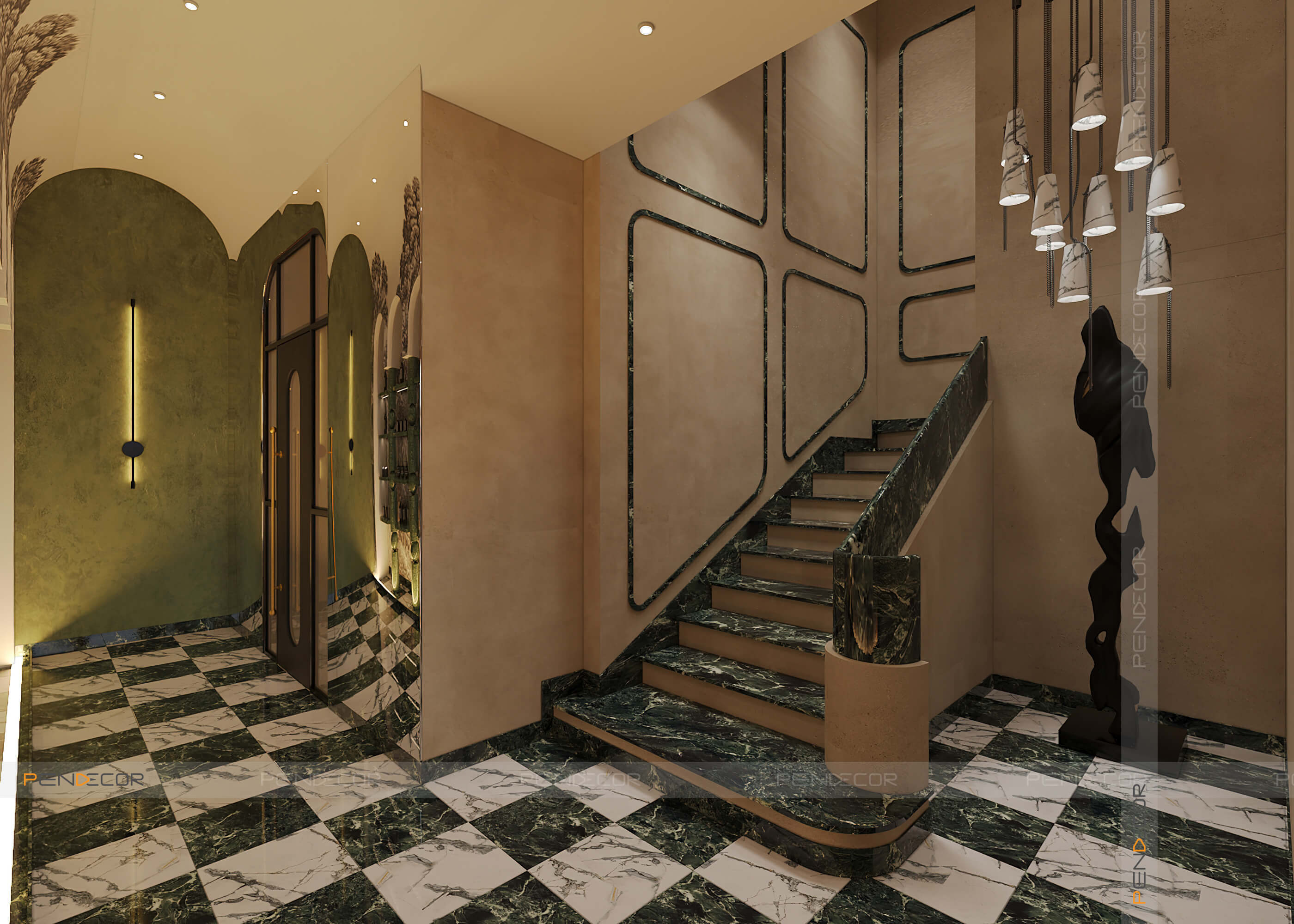 các mẫu thiết kế spa mini Pendecor