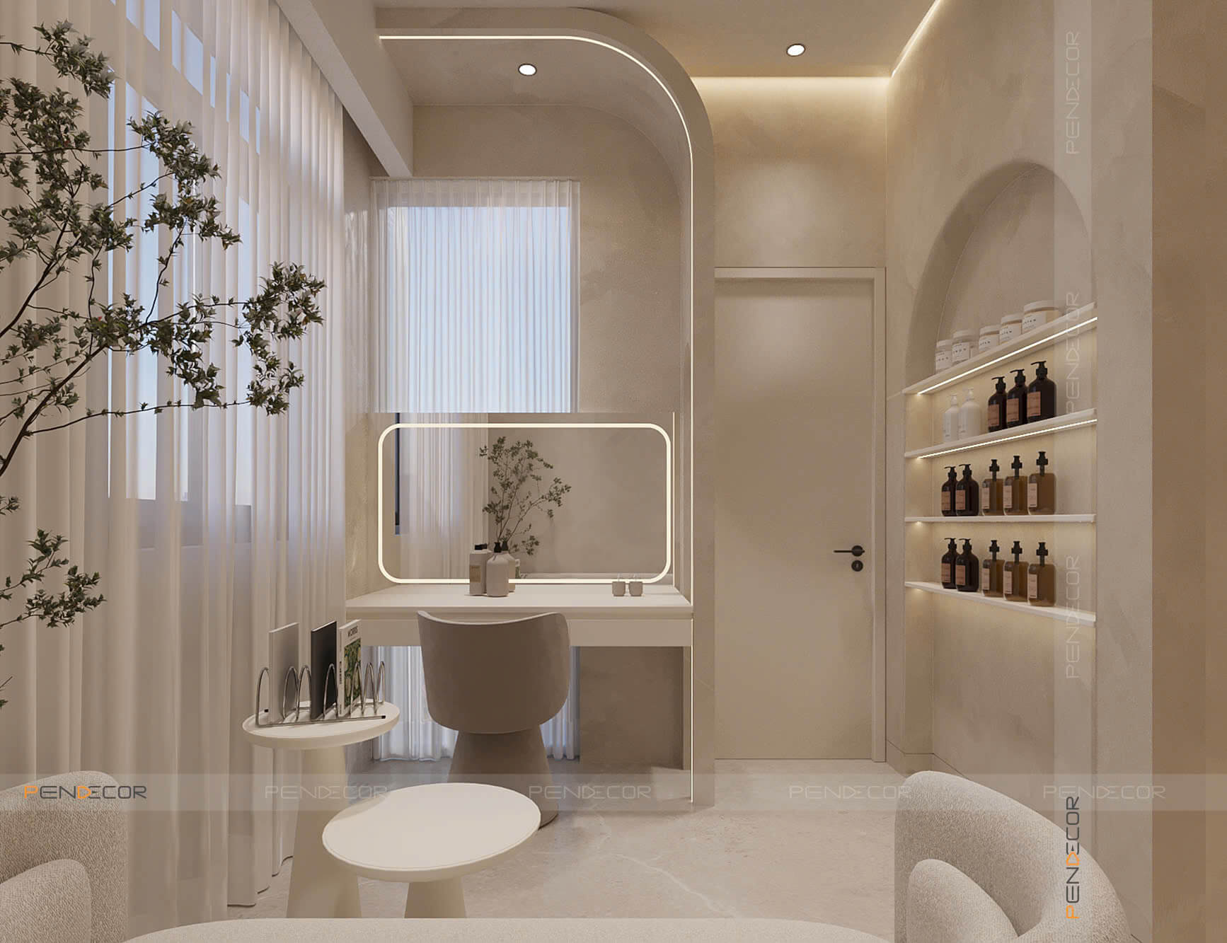 mẫu thiết kế spa