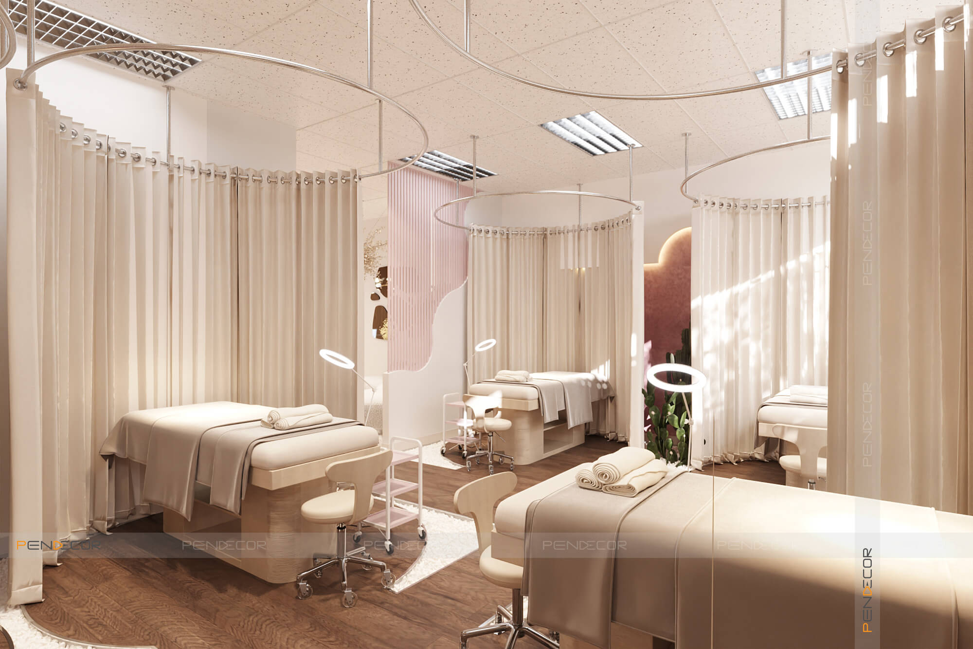 thiết kế spa mini tại nhà Pendecor