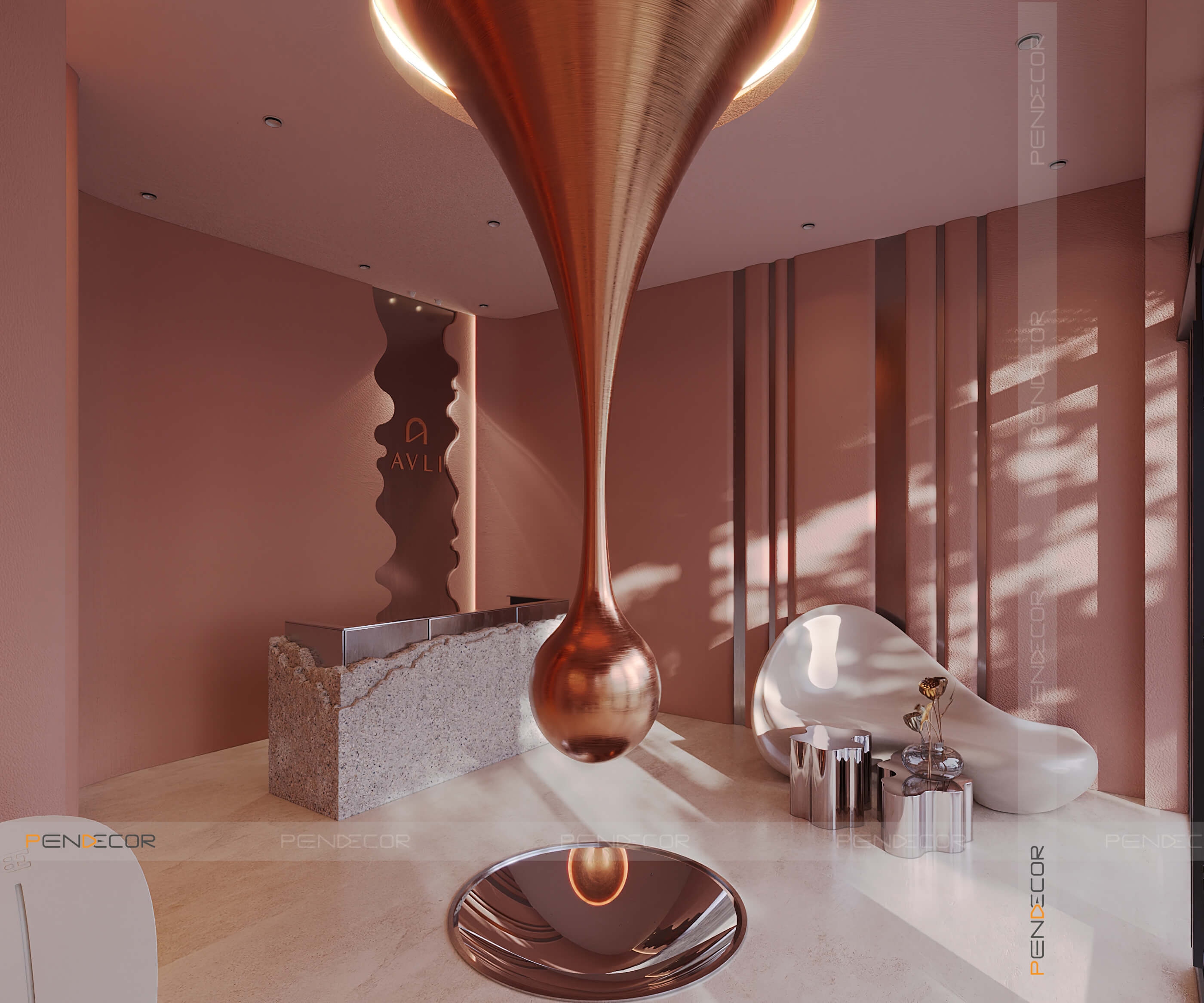 thiết kế phòng spa Pendecor