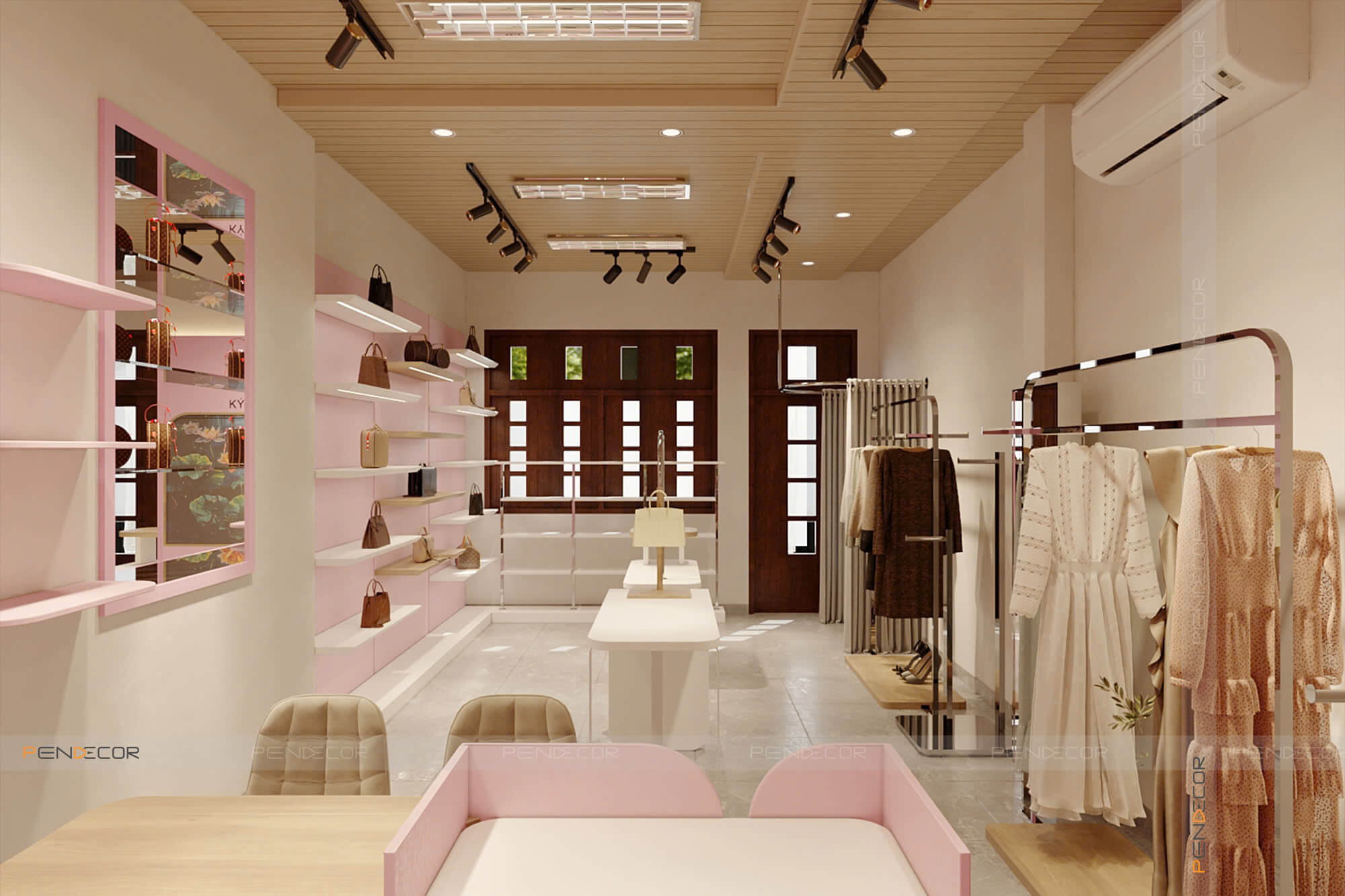 Thiết Kế Salon Tóc Qi Hair & Beauty Salon