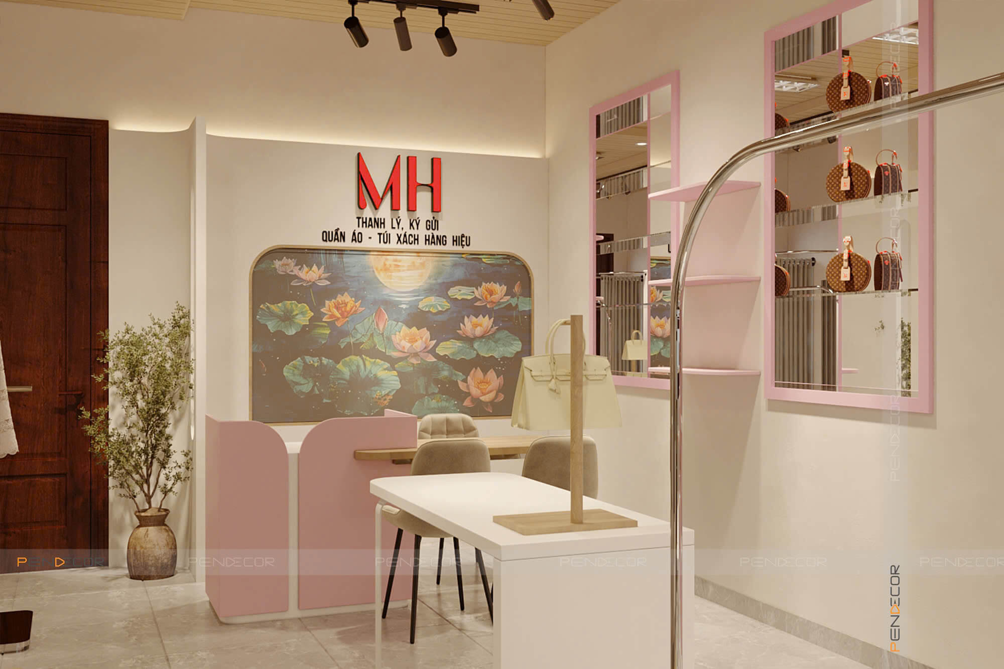 Thiết Kế Salon Tóc Qi Hair & Beauty Salon