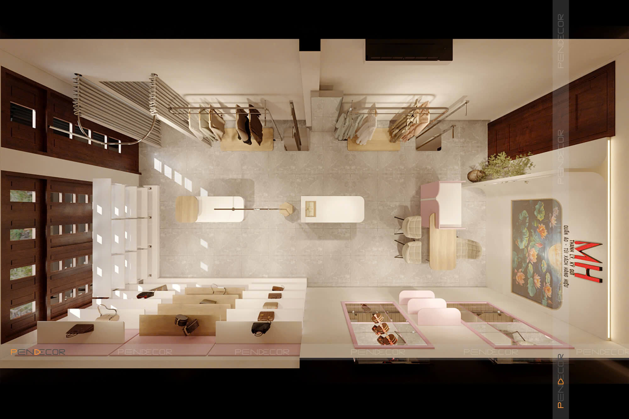 Thiết Kế Salon Tóc Qi Hair & Beauty Salon