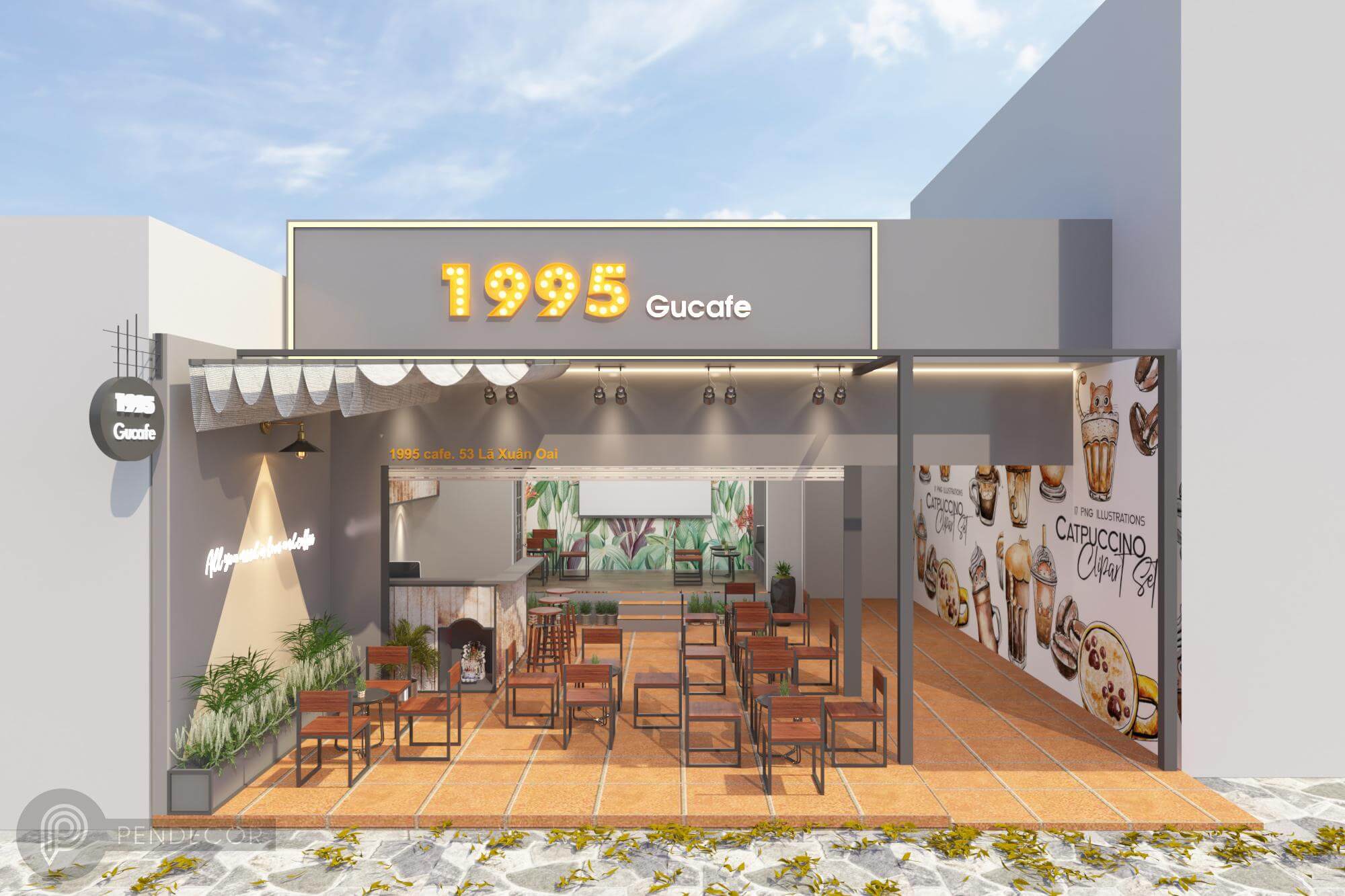 nội thất cửa hàng Pendecor