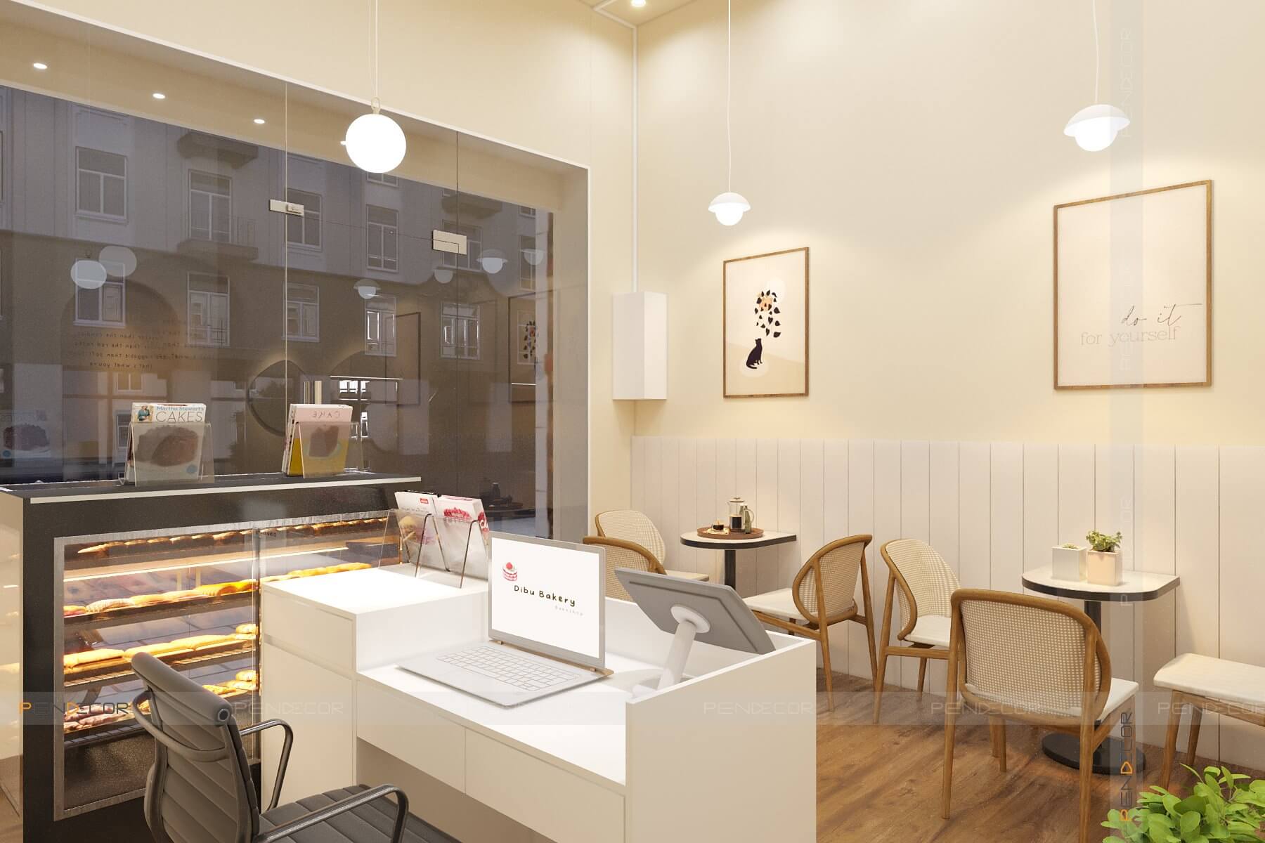 thi công cửa hàng