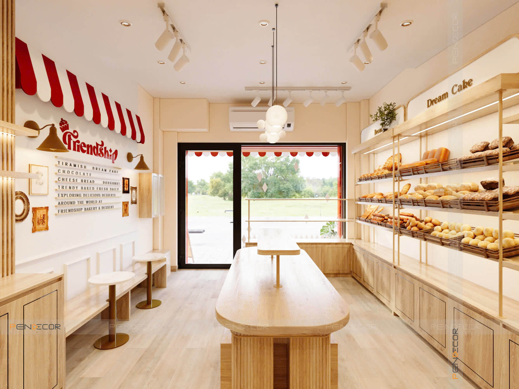 thiết kế thi công shop