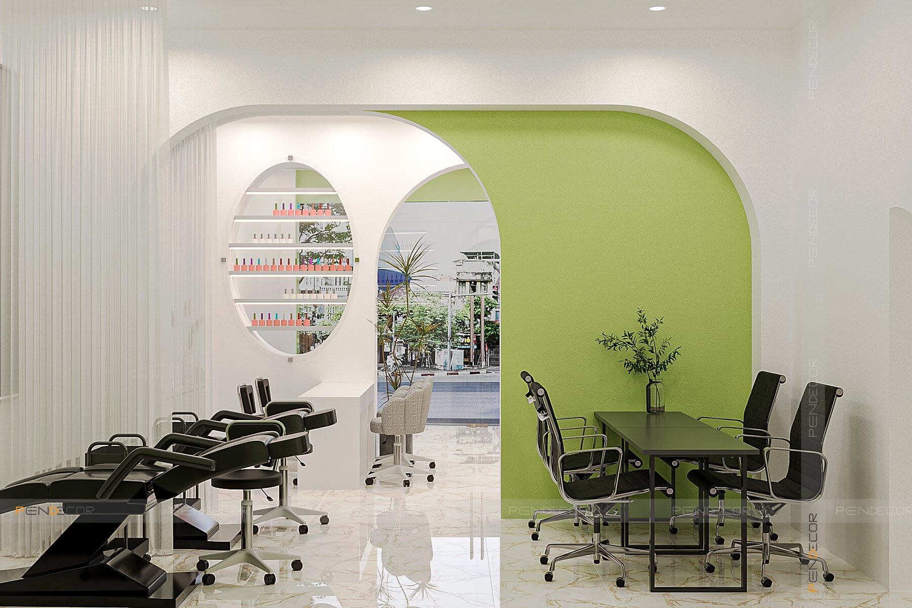 mô hình spa mini Pendecor