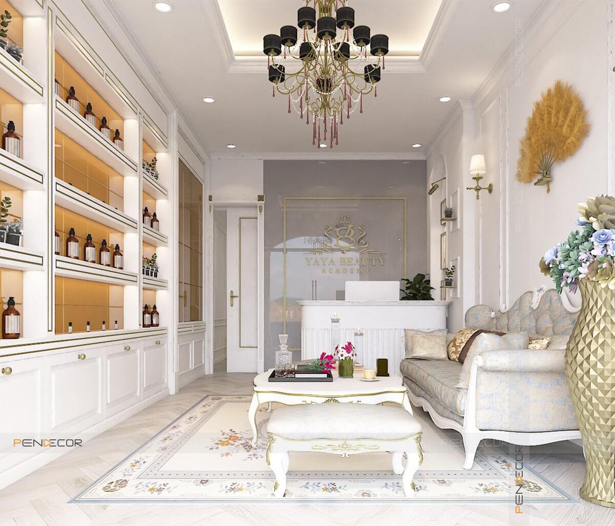 quầy lễ tân khách sạn đẹp Pendecor