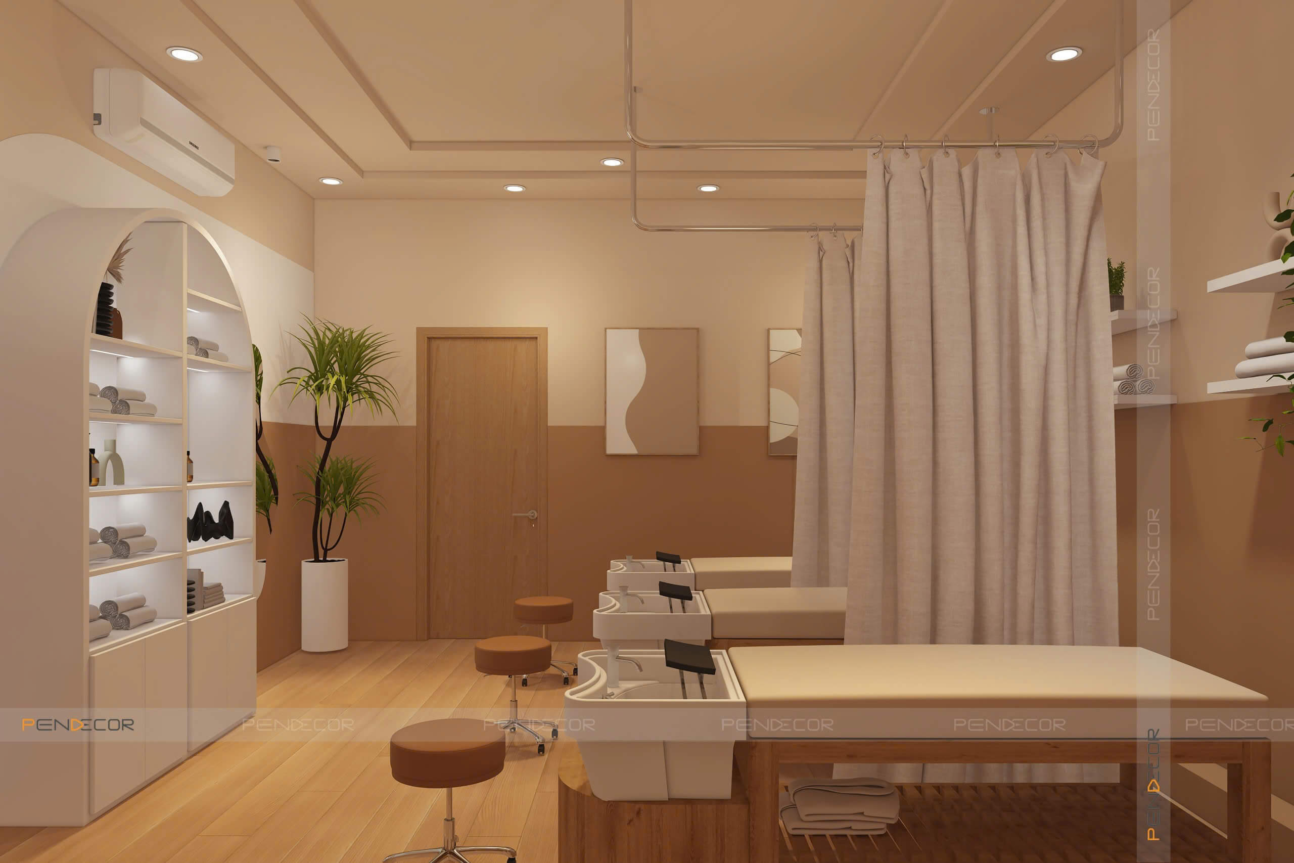 thiết kế spa đẹp Pendecor