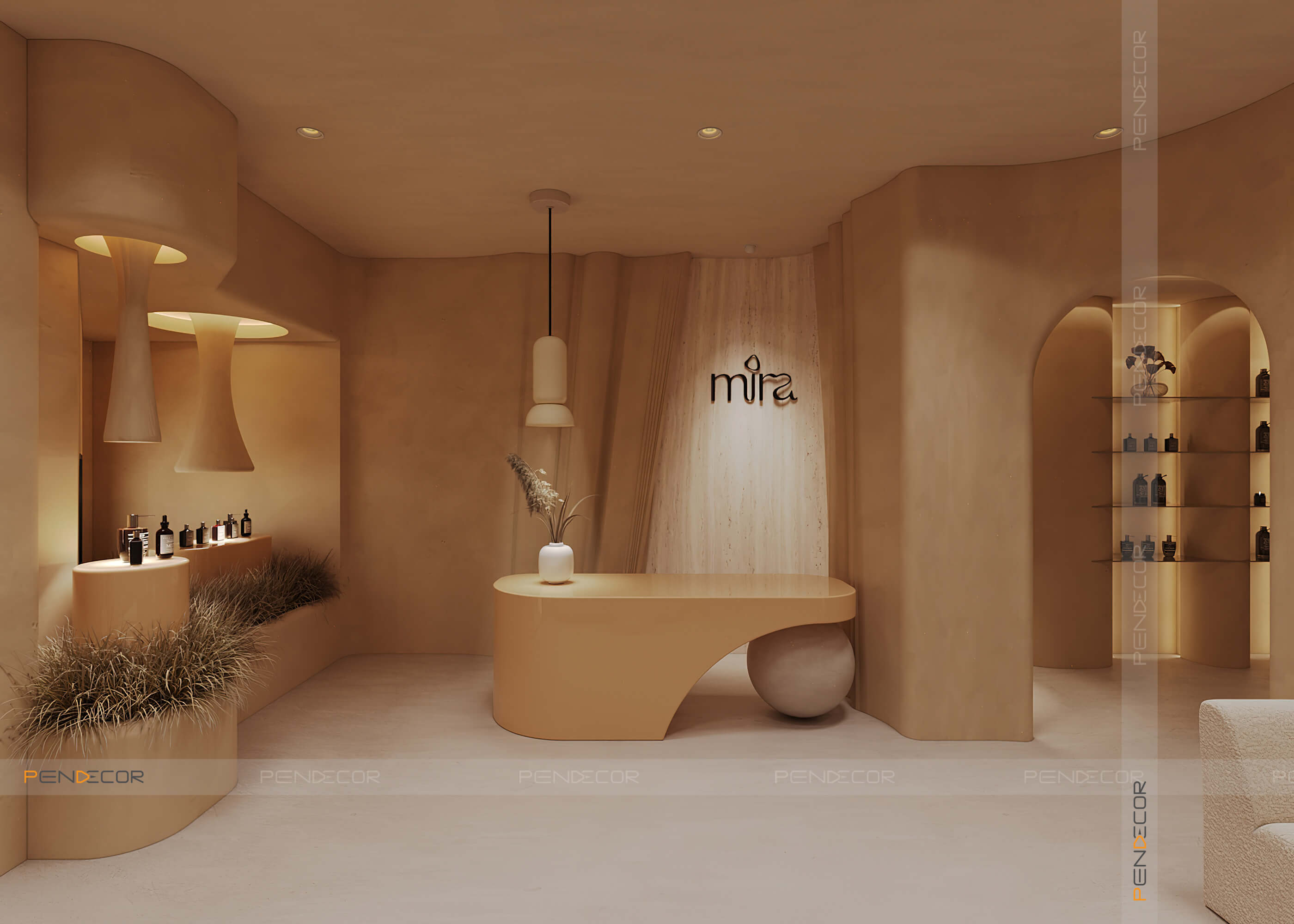 nội thất spa Pendecor