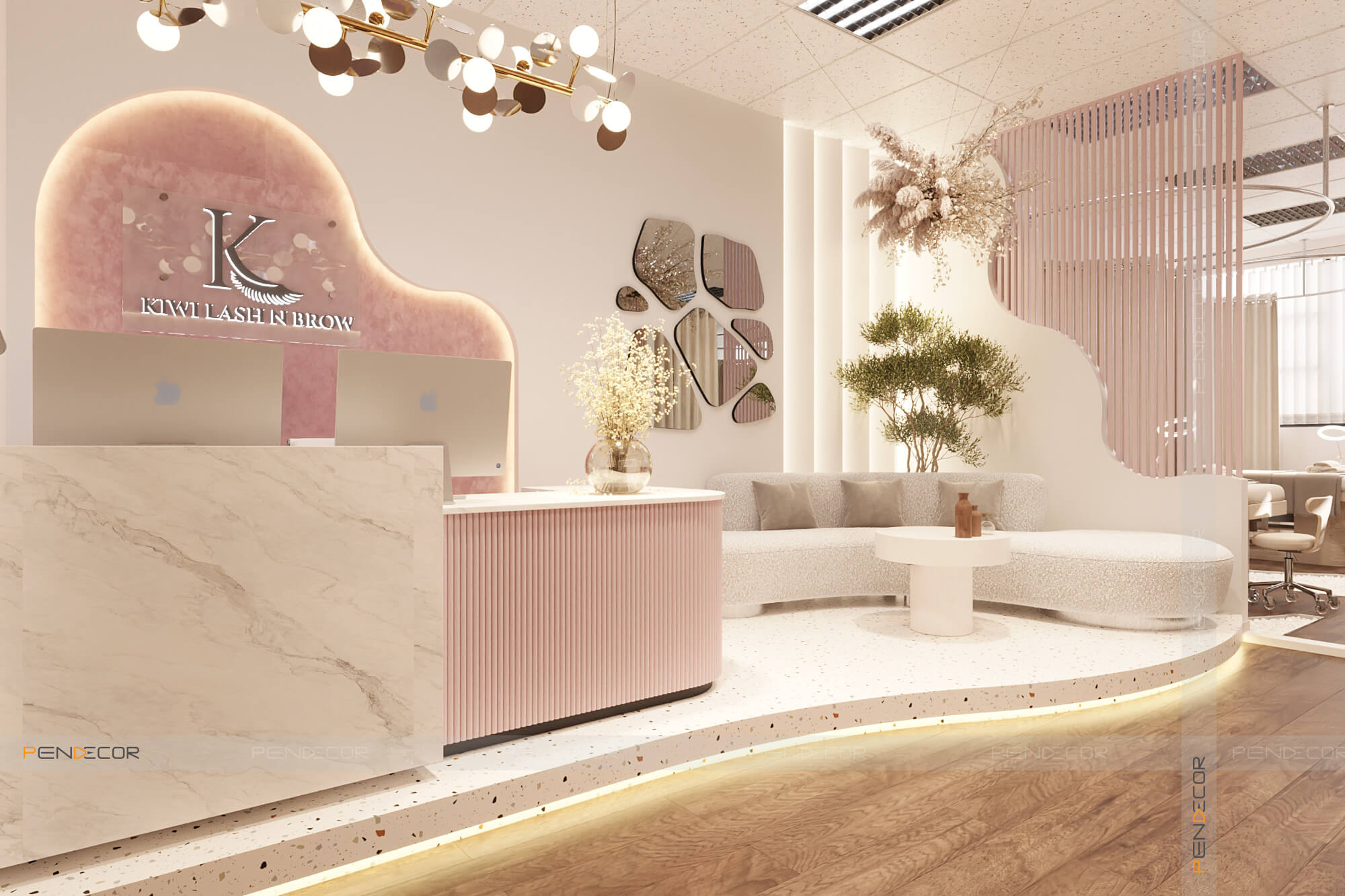 thiết kế thi công spa Pendecor