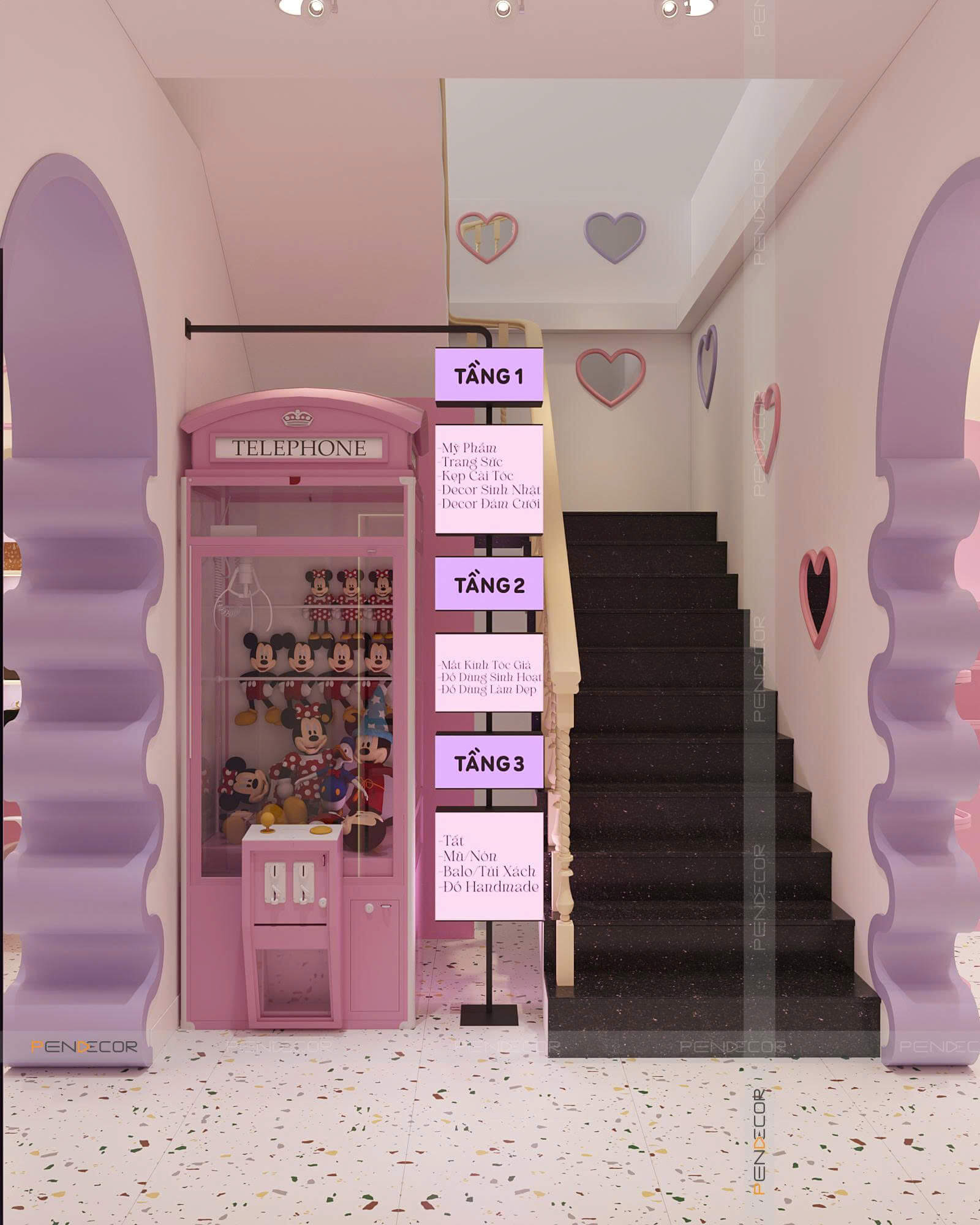 Thiết Kế Shop Phụ Kiện Bòn Bon Shop