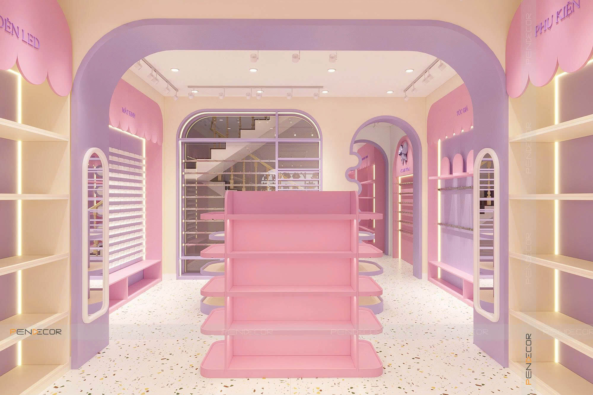 Thiết Kế Shop Phụ Kiện Bòn Bon Shop