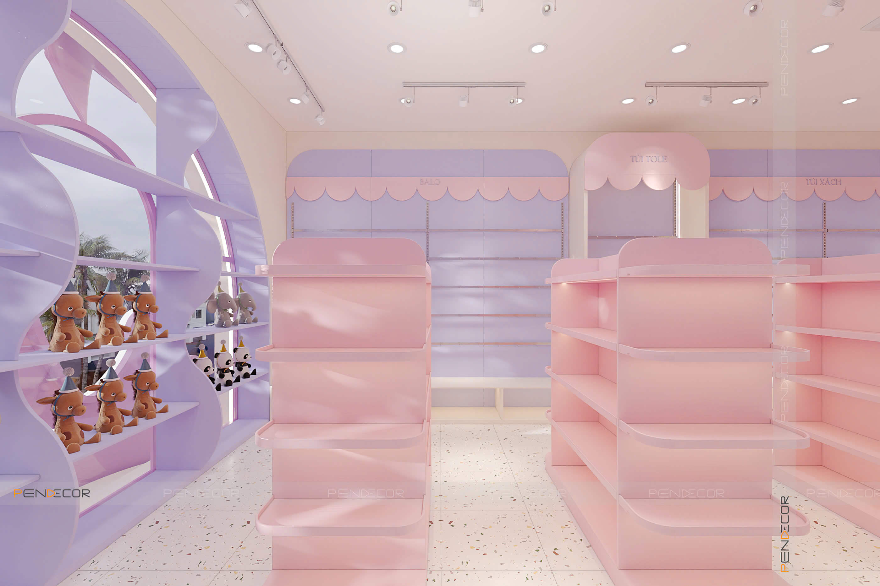 Thiết Kế Shop Phụ Kiện Bòn Bon Shop