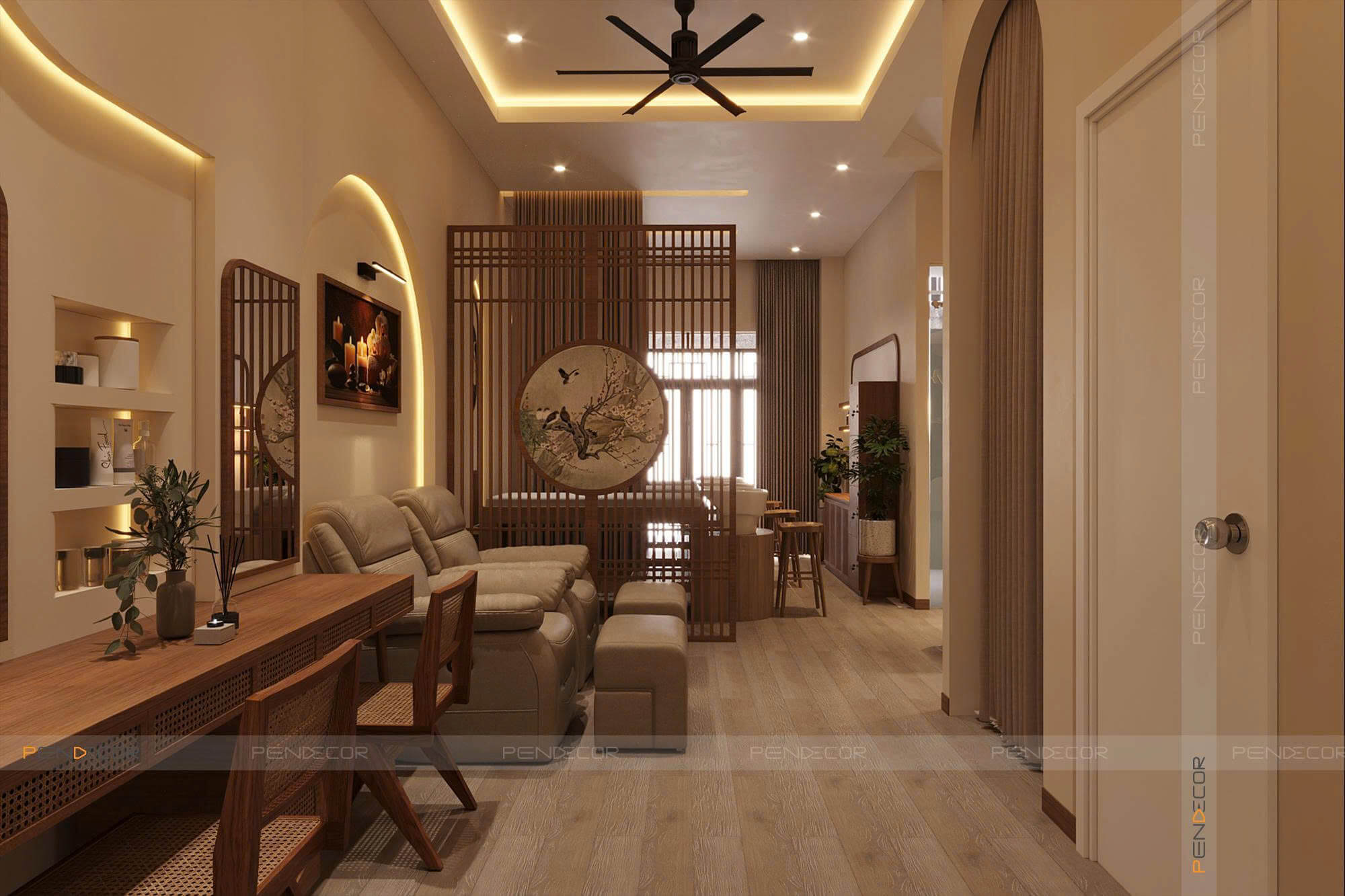 thiết kế spa mini tại nhà