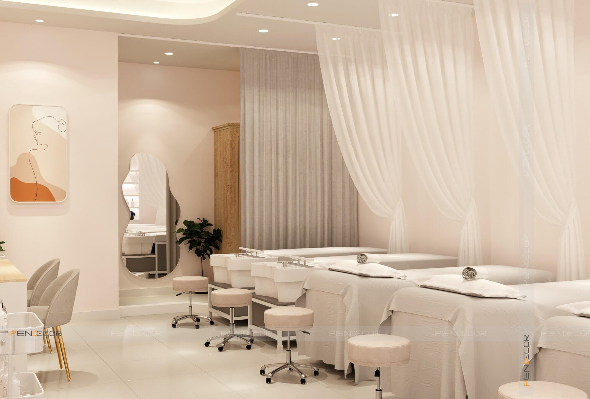 thiet ke spa dep Pendecor