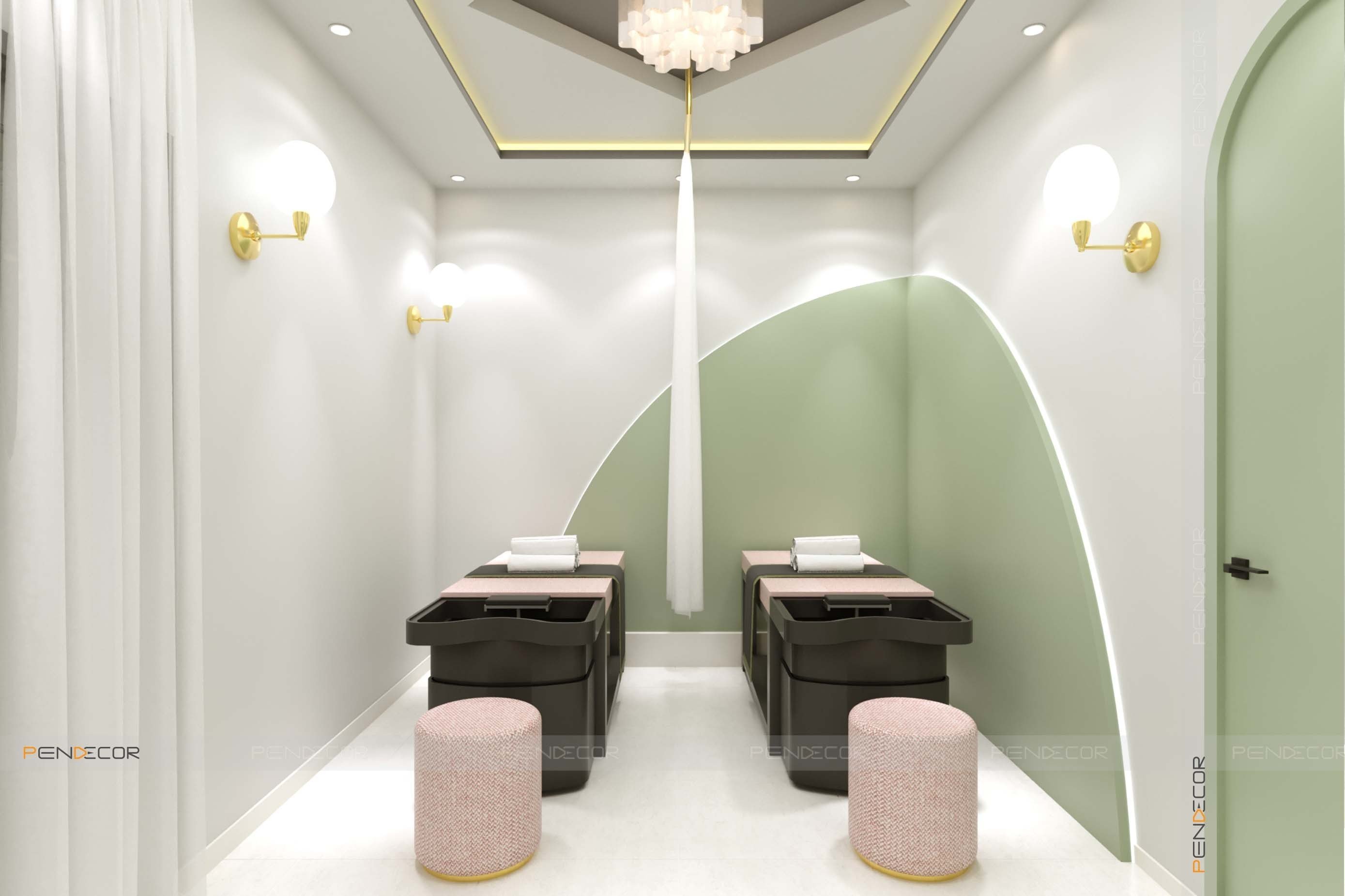 cách thiết kế spa mini Pendecor