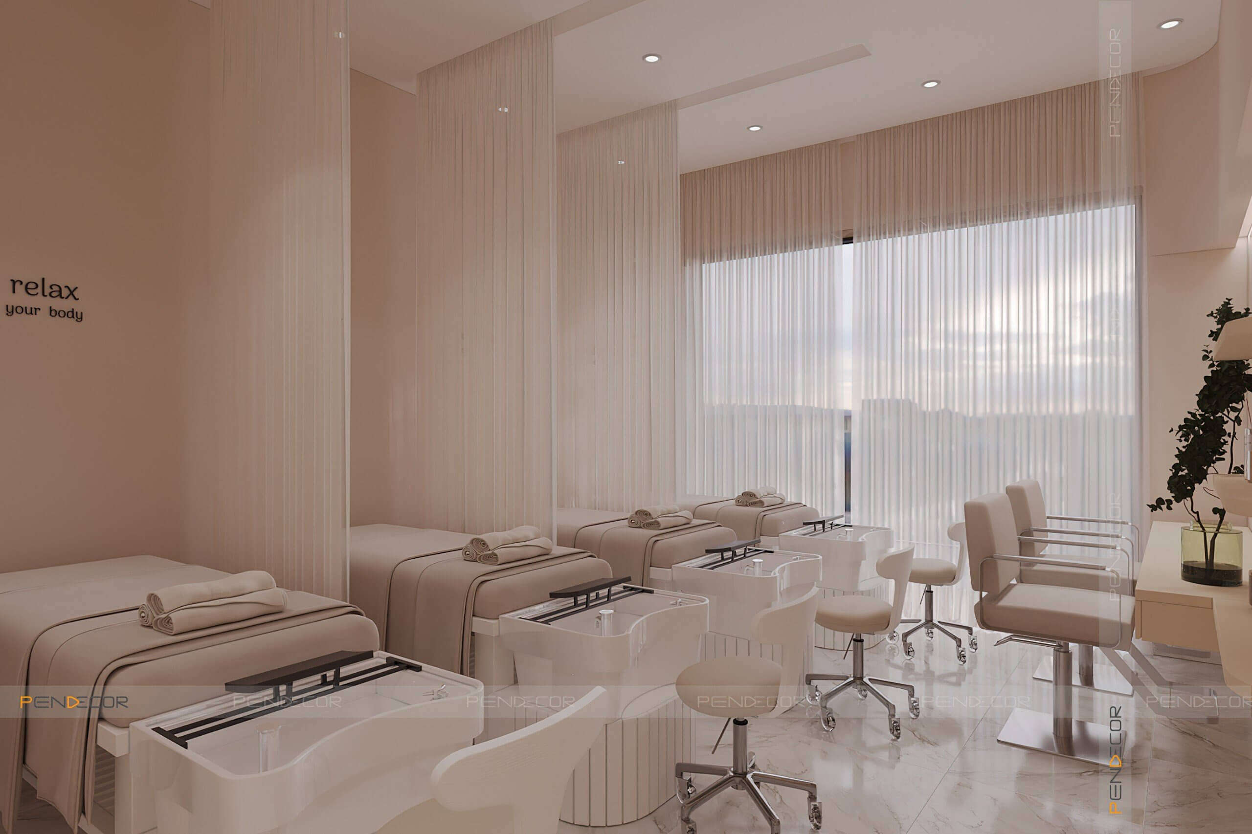 công ty chuyên thiết kế spa Pendecor