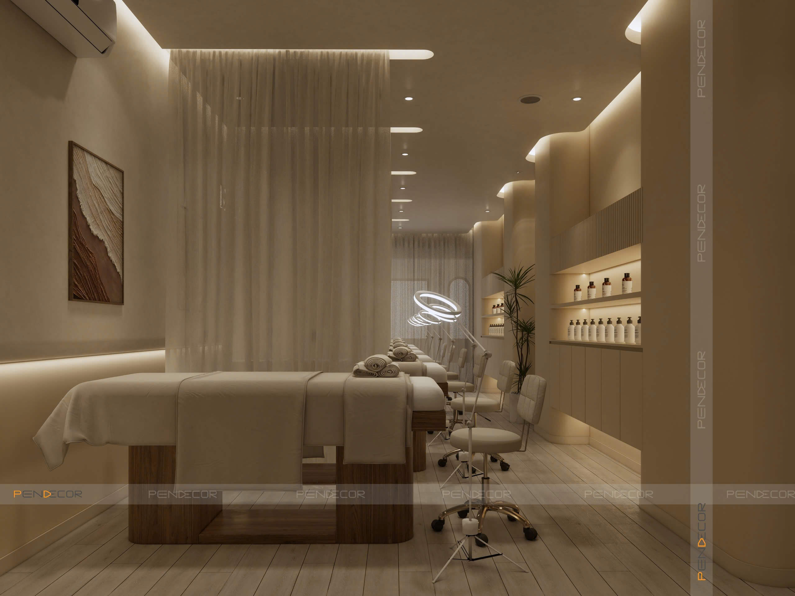 giá thiết kế spa Pendecor