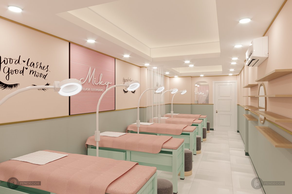 thiết kế spa mini nhỏ đẹp Pendecor