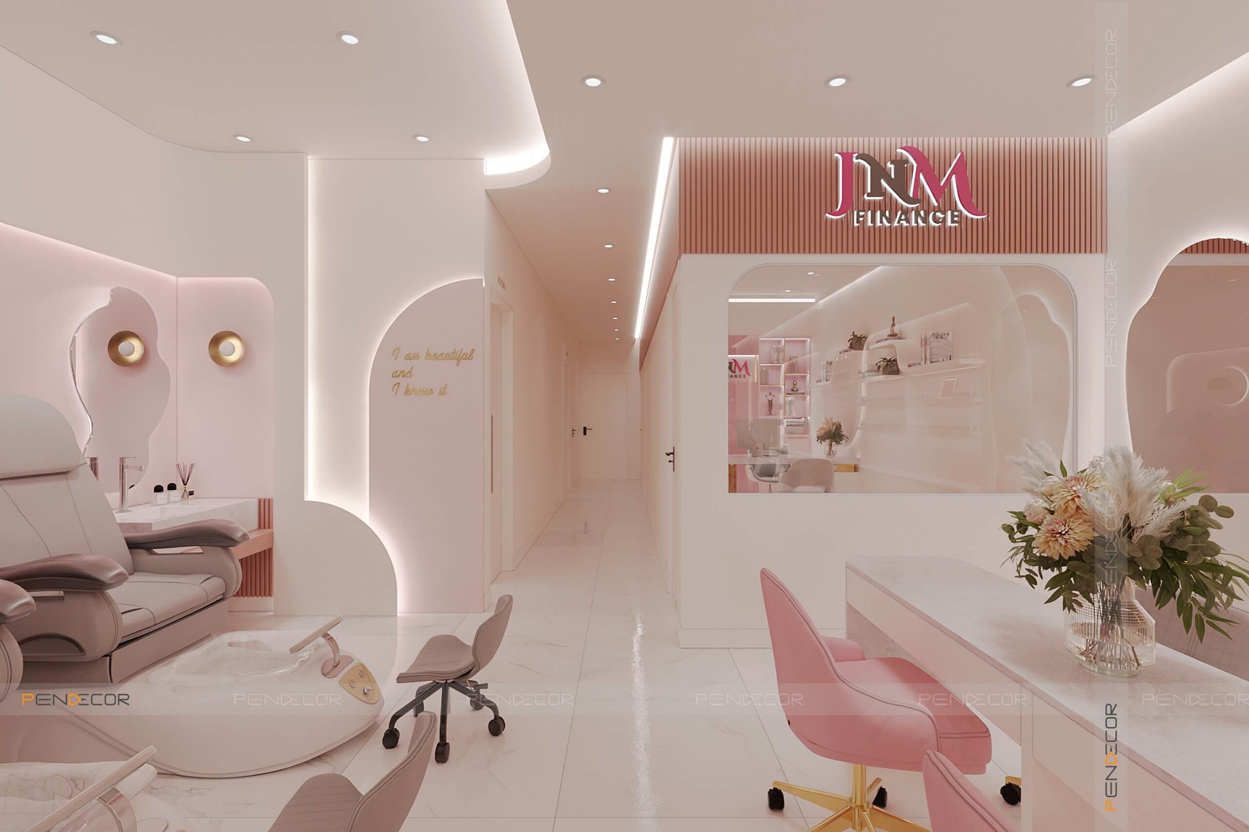 mẫu thiết kế spa Pendecor