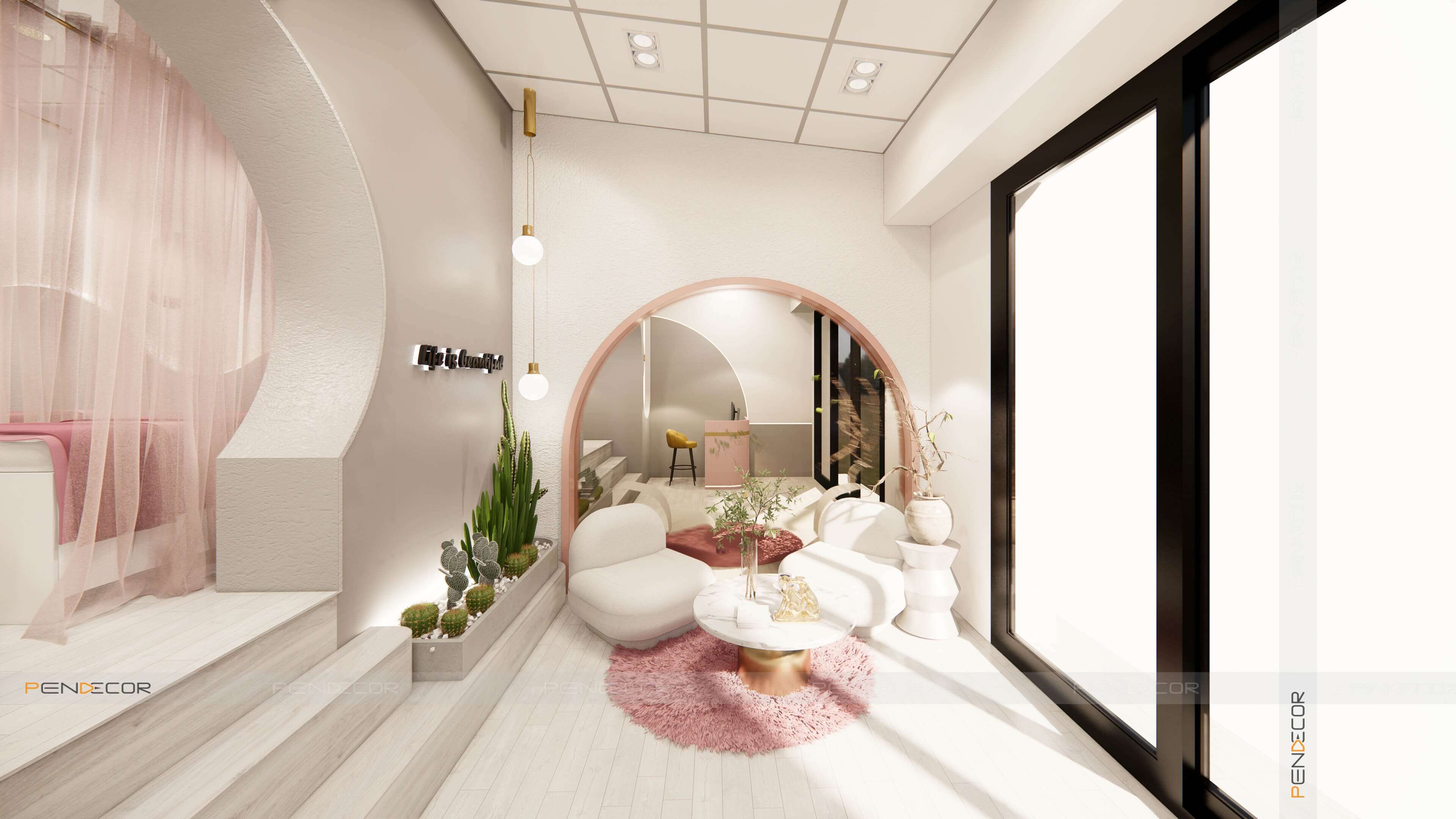 thi công thiết kế spa Pendecor