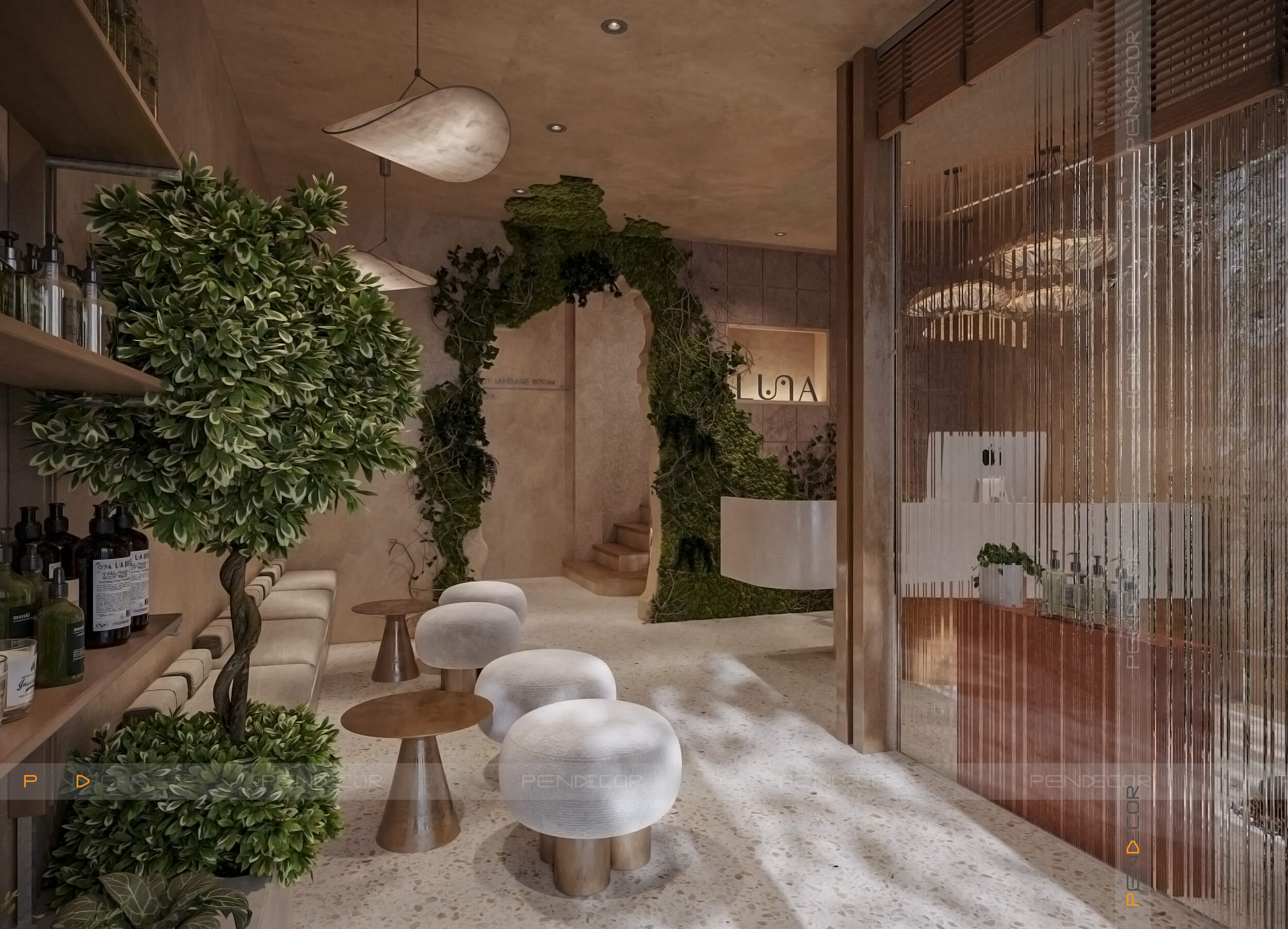 thiết kế spa nghỉ dưỡng Pendecor