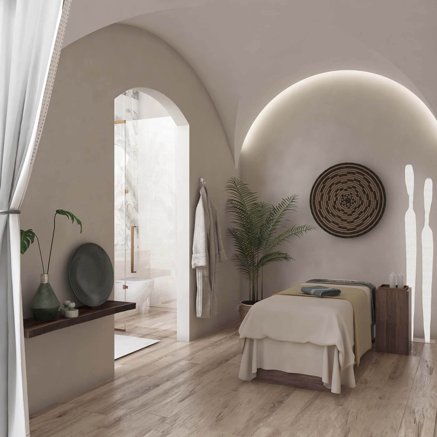 spa mini thiết kế spa nhỏ xinh Pendecor