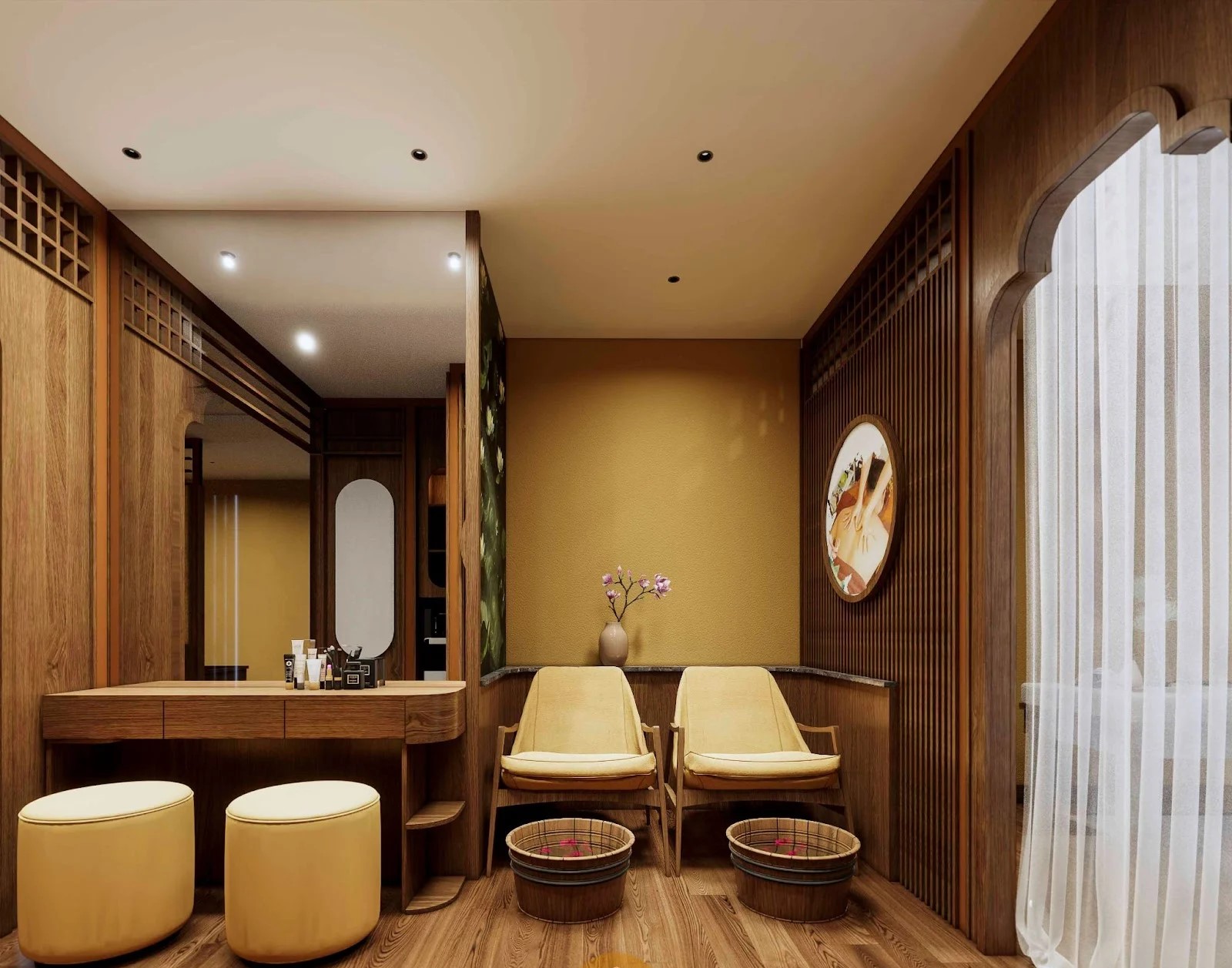 thiết kế spa mini tại nhà Pendecor