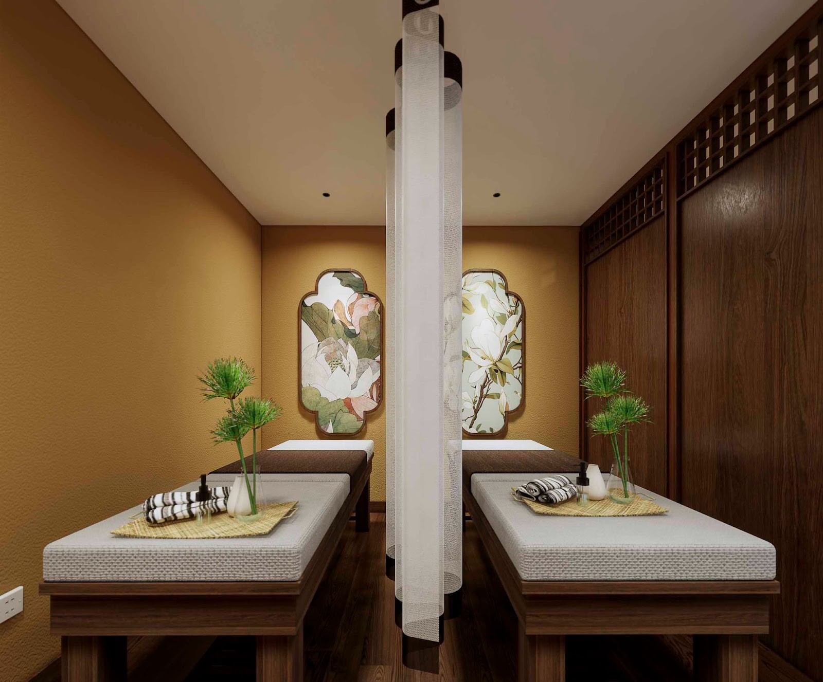 setup spa nhỏ Pendecor