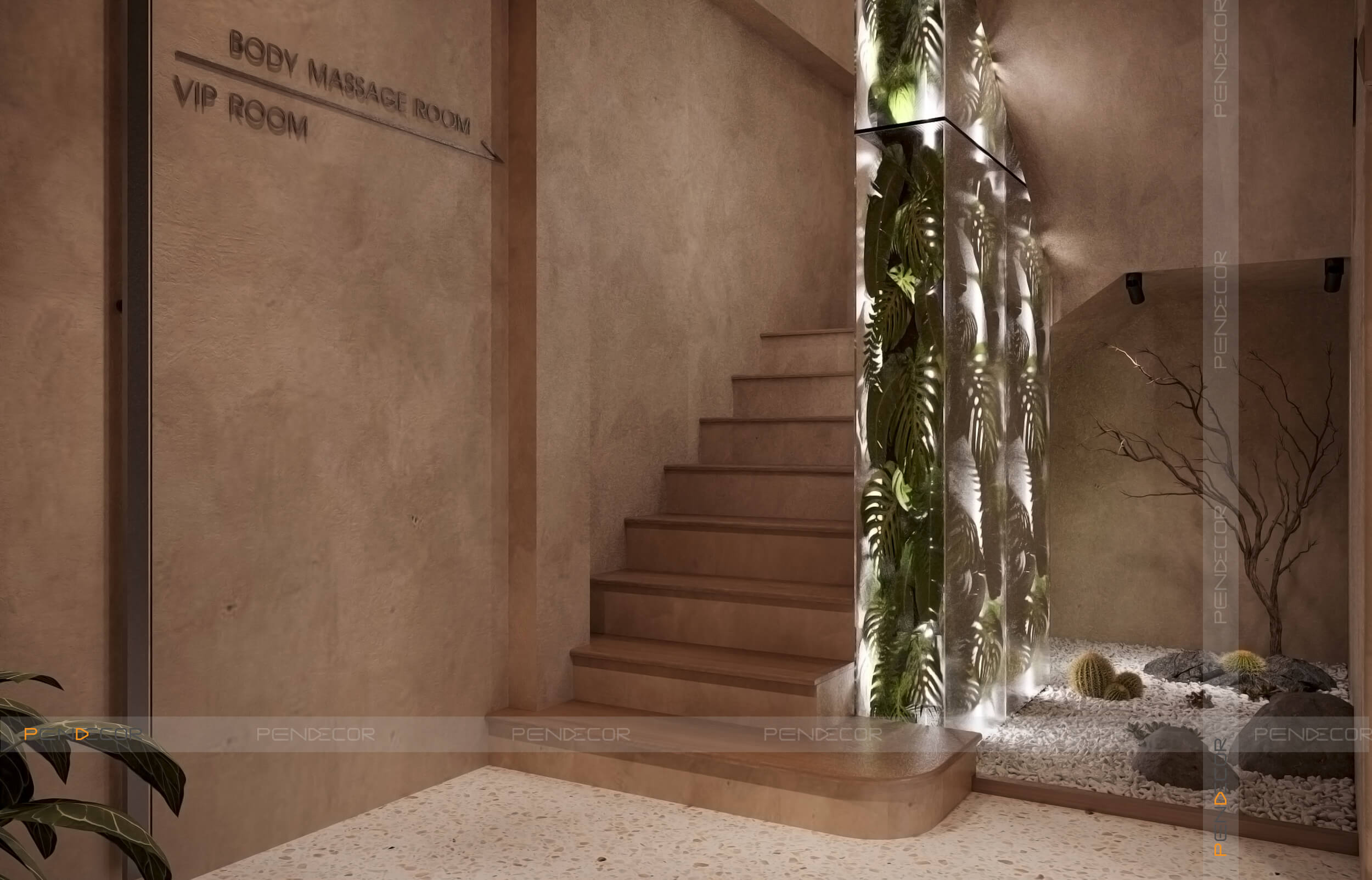 thiết kế spa mini tại nhà Pendecor