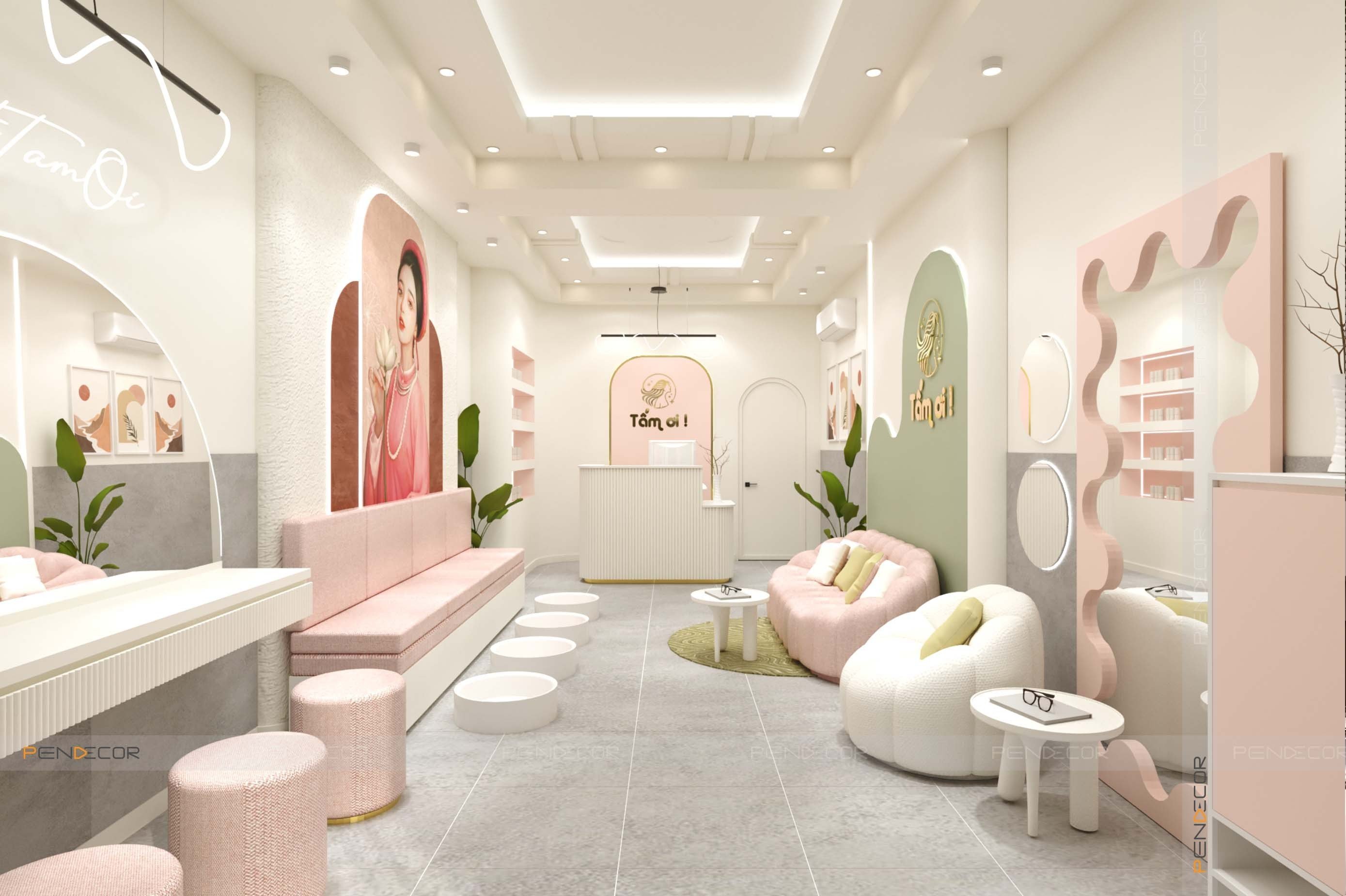 thiết kế spa đẹp Pendecor