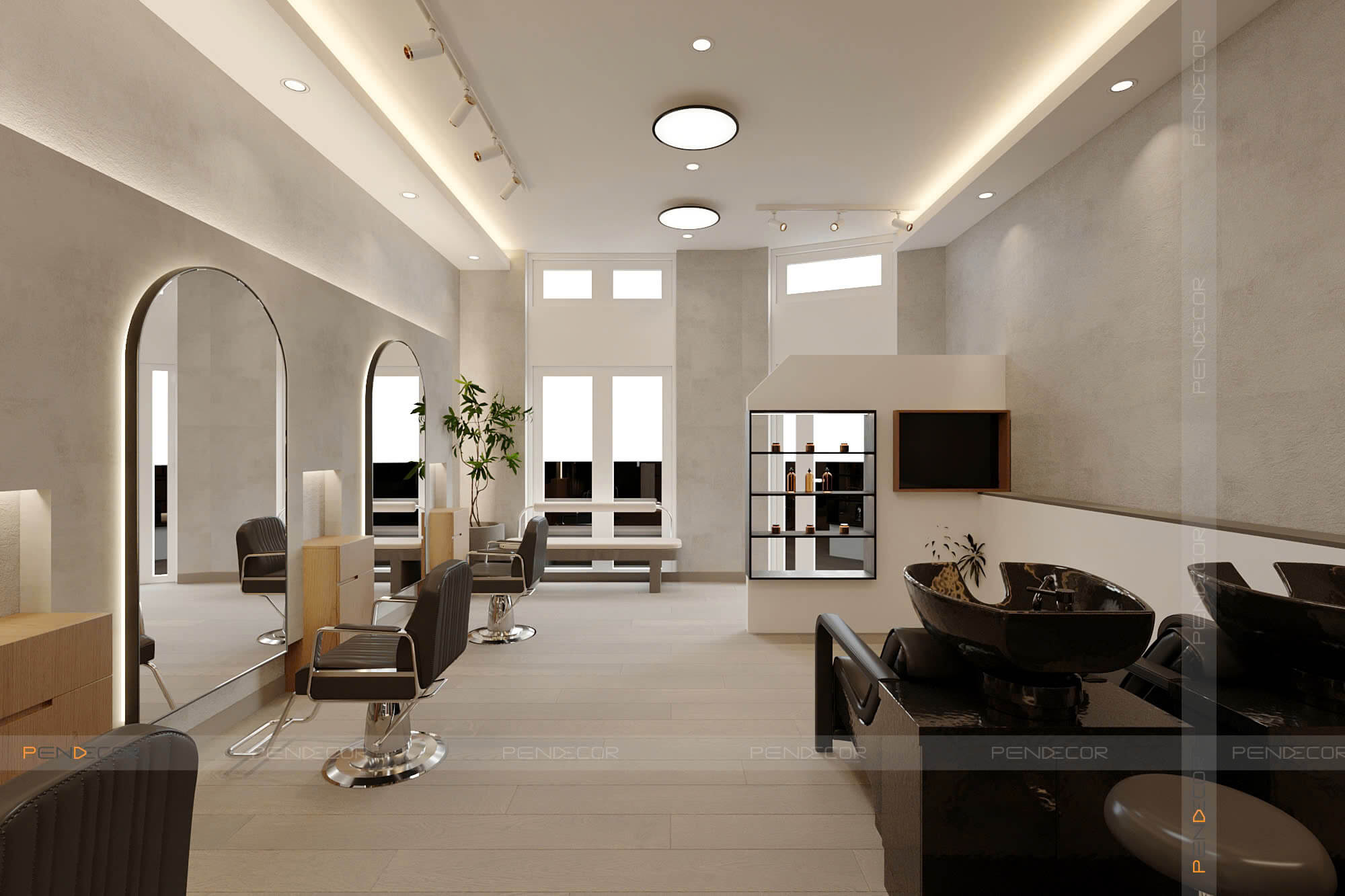 Thiết Kế Salon Tóc Ken Nyn
