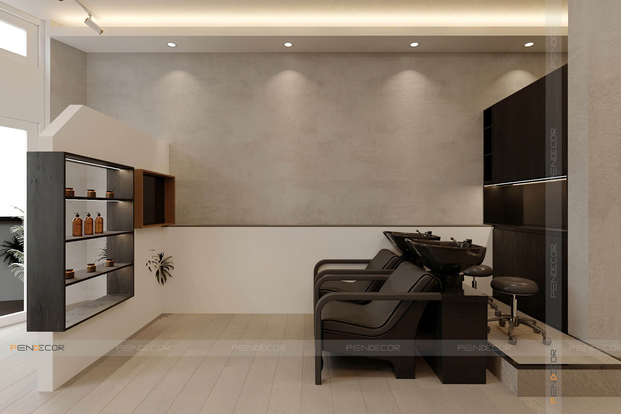 Thiết Kế Salon Tóc Ken Nyn