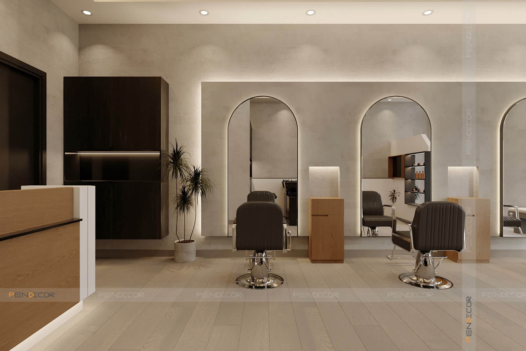 Thiết Kế Salon Tóc Ken Nyn