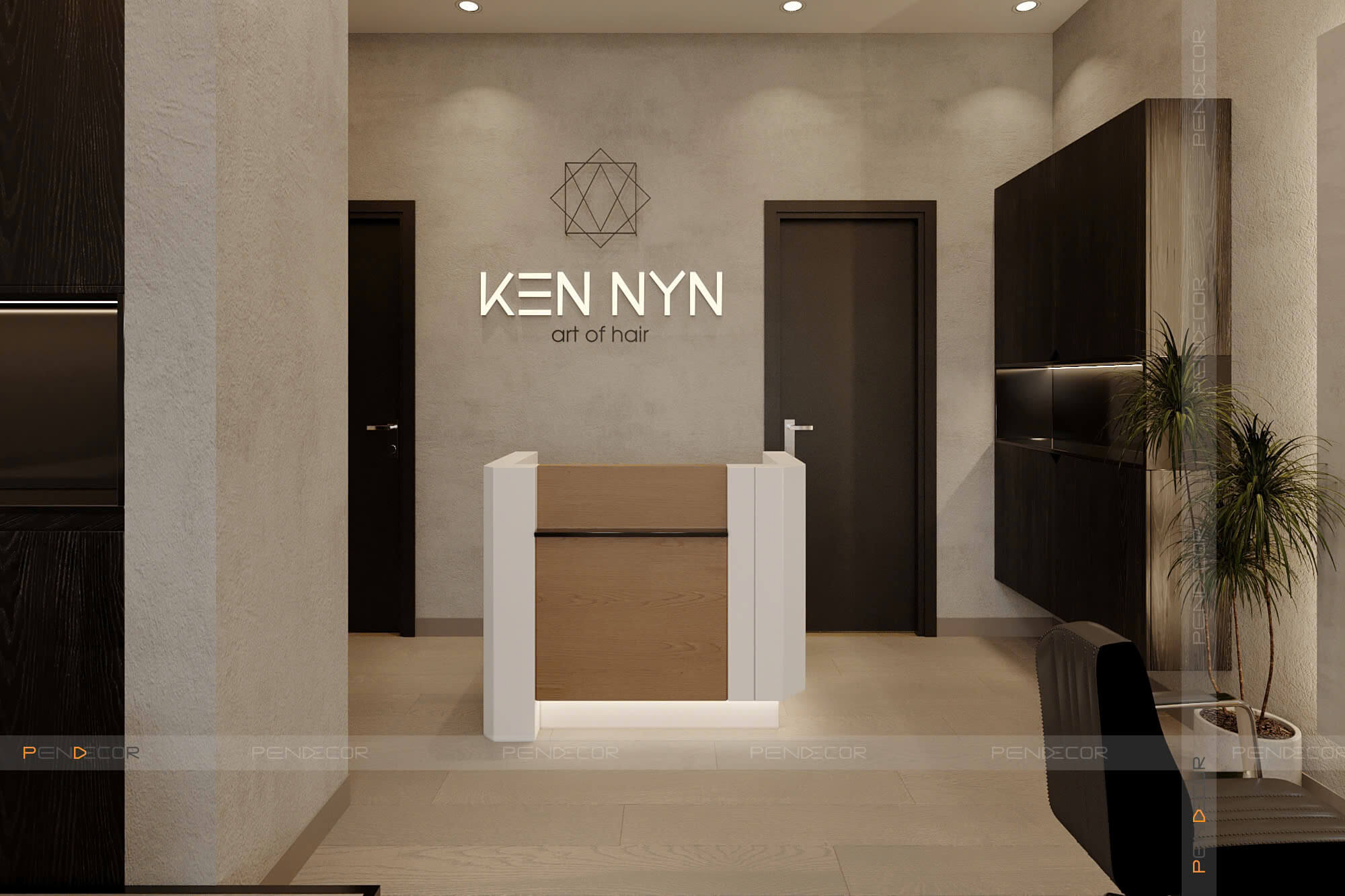 Thiết Kế Salon Tóc Ken Nyn