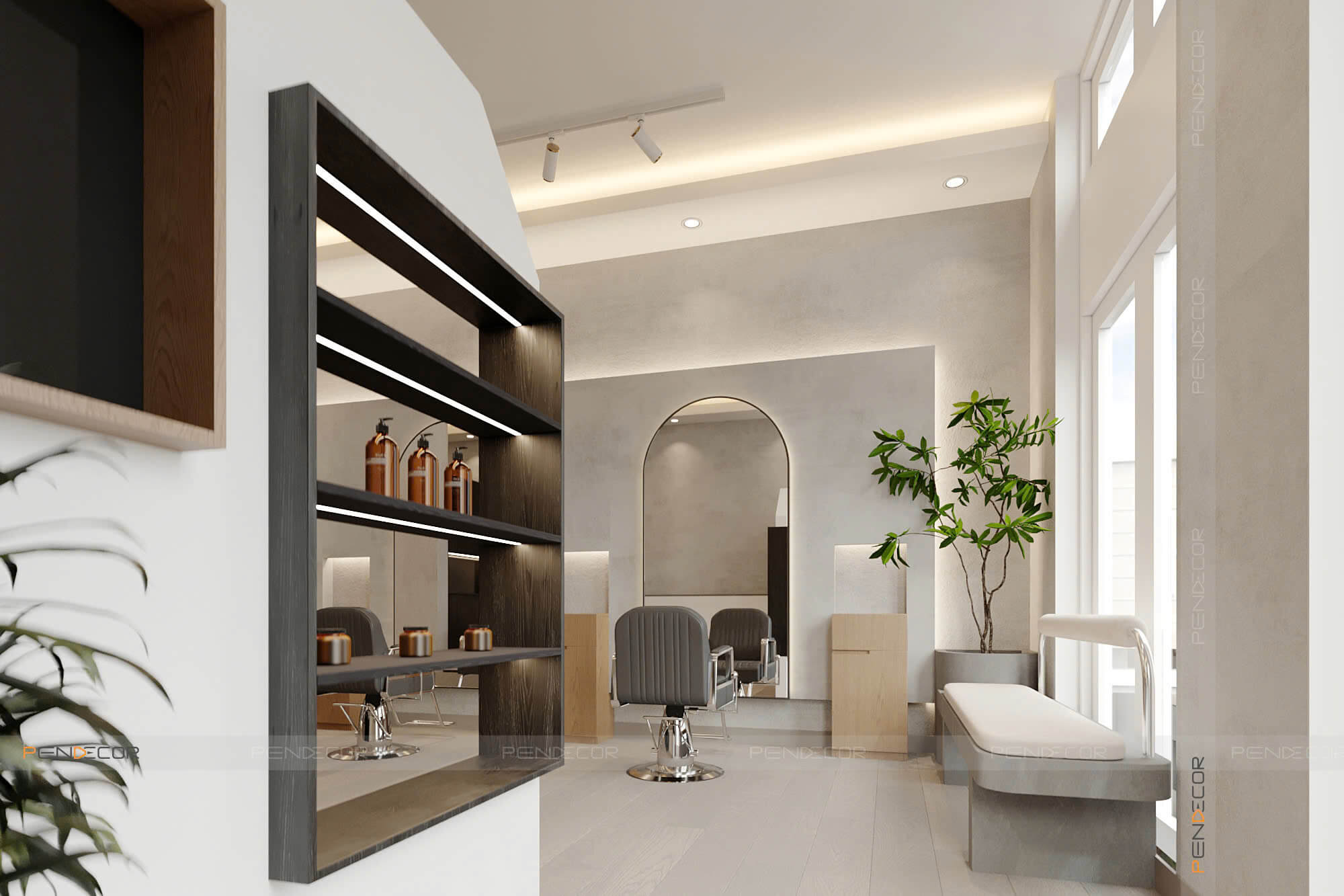 Thiết Kế Salon Tóc Ken Nyn