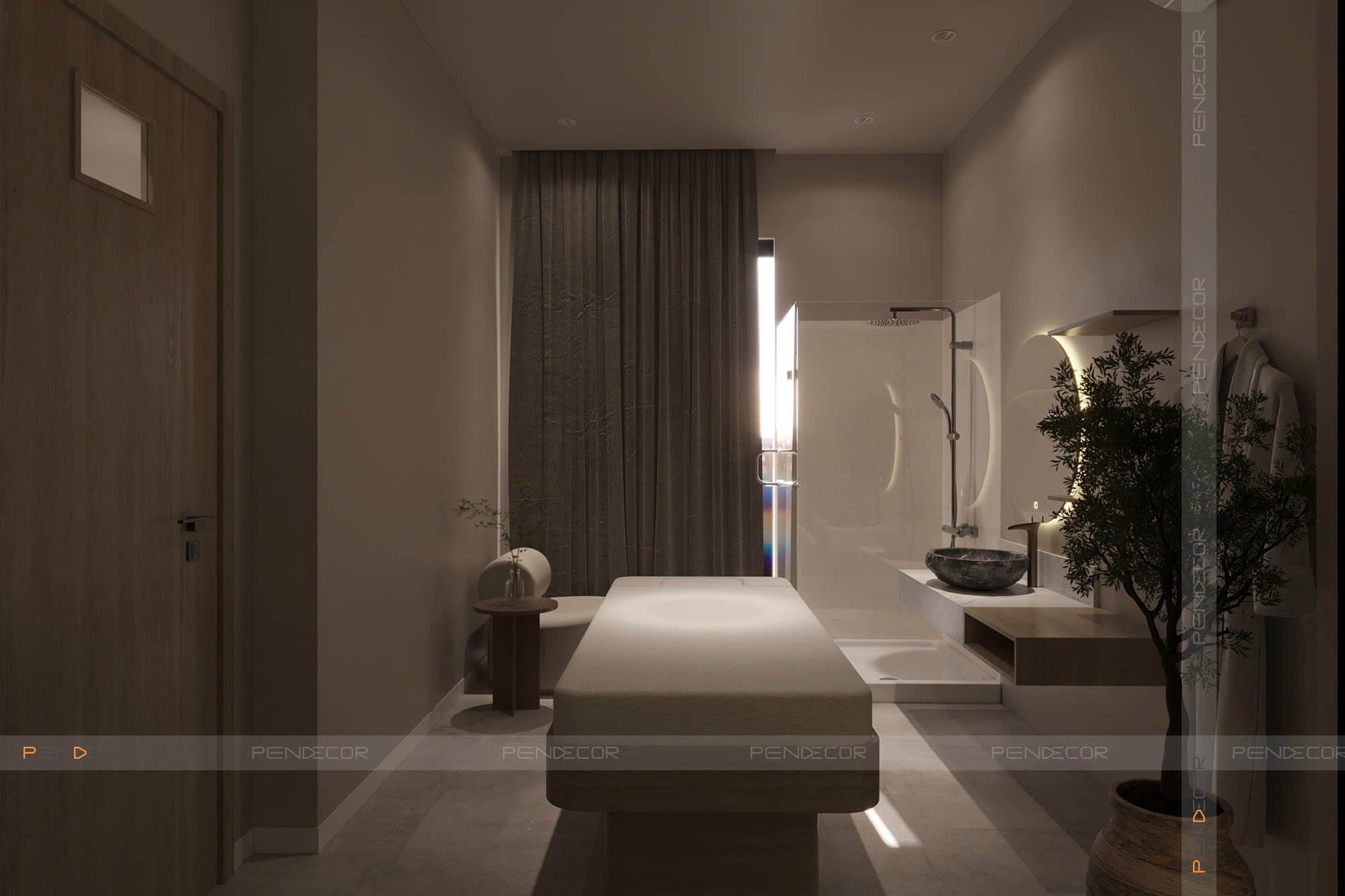 thiết kế spa tại nhà Pendecor