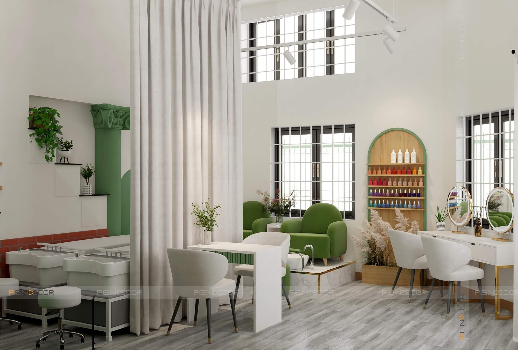 trang trí spa tại nhà Pendecor