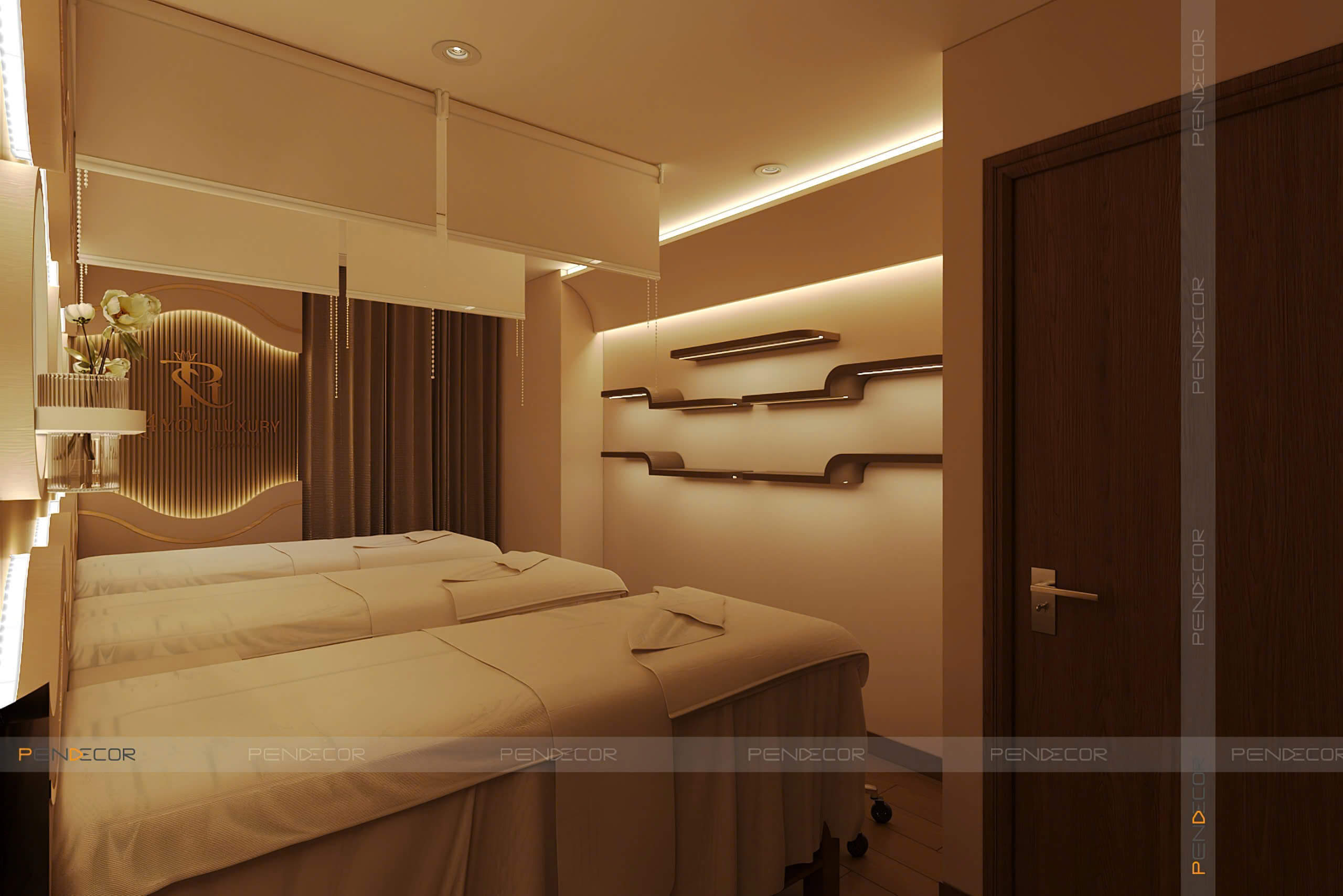 mẫu thiết kế spa mini trong nhà